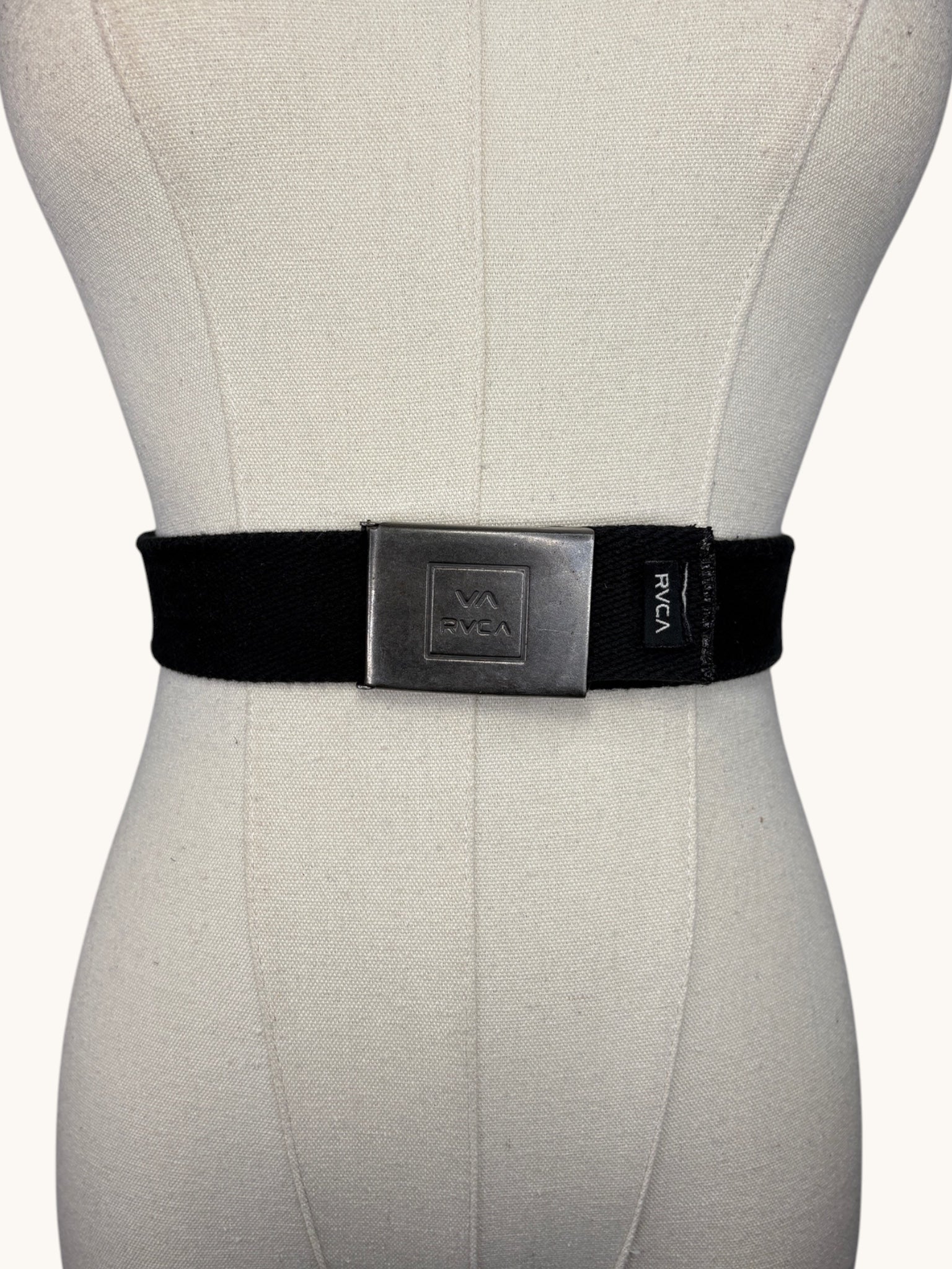 00s RVCA Black Canvas Belt