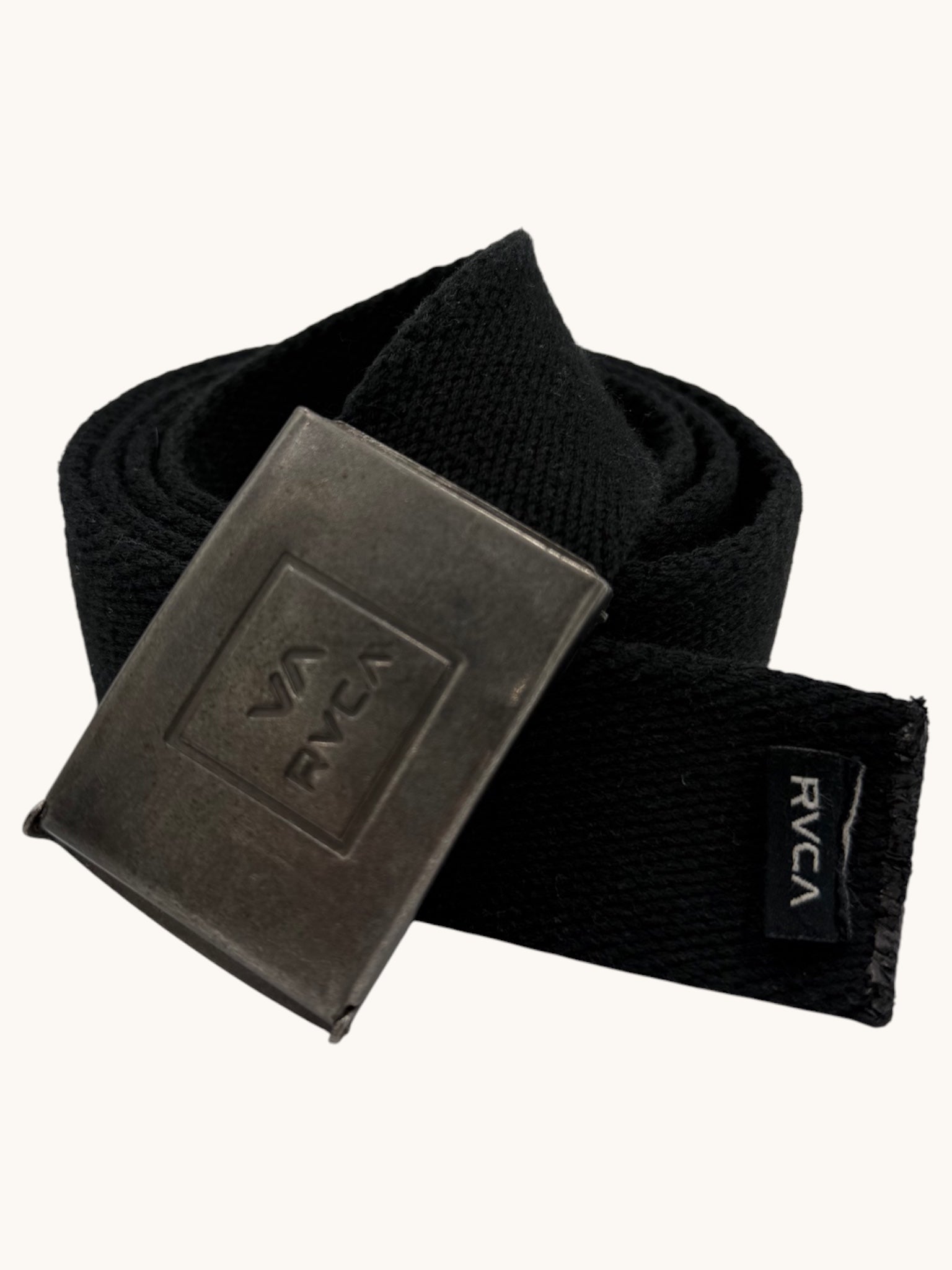 00s RVCA Black Canvas Belt