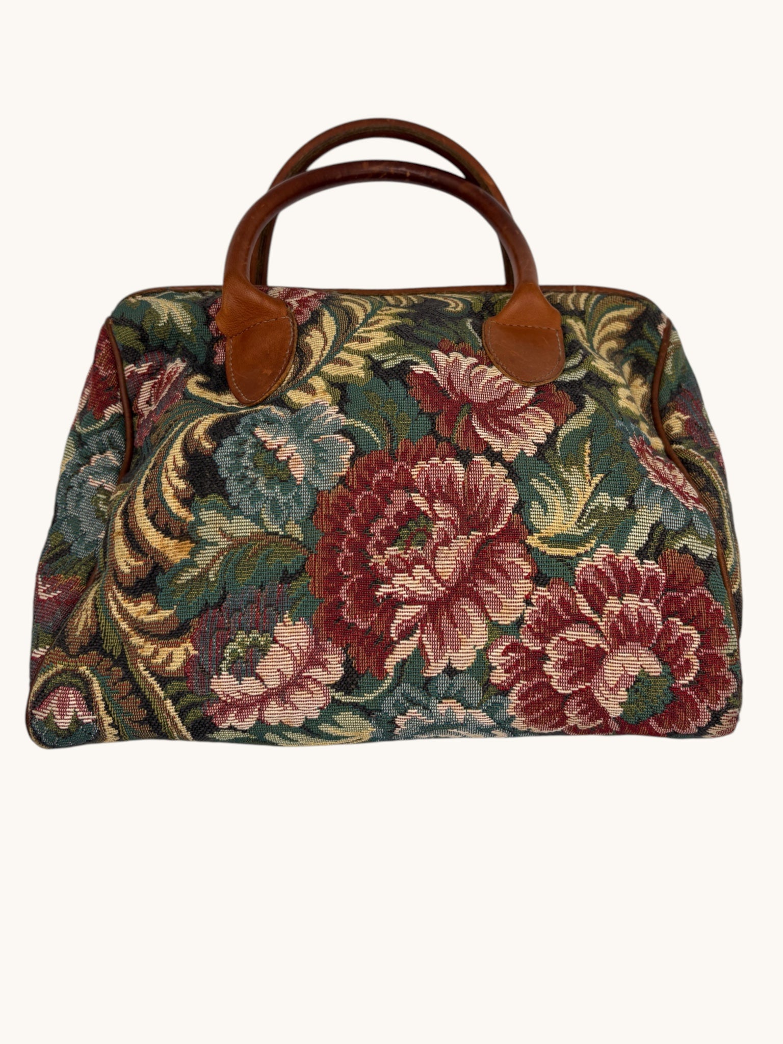 80s Orvis Floral Tapestry Carpet Bag