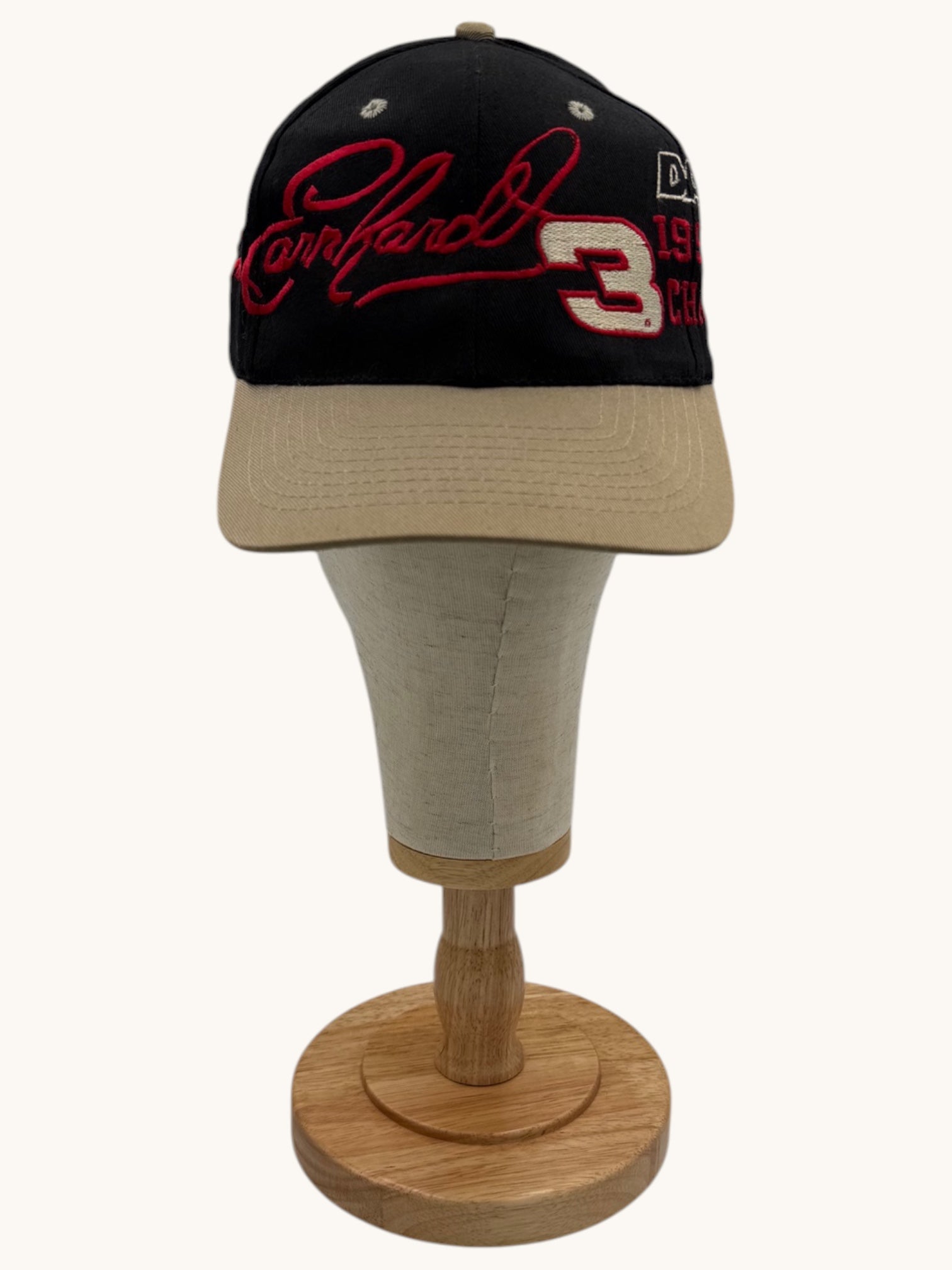 90s Competitors View Black Dale Earnhardt Sr #3 Adjustable Cap