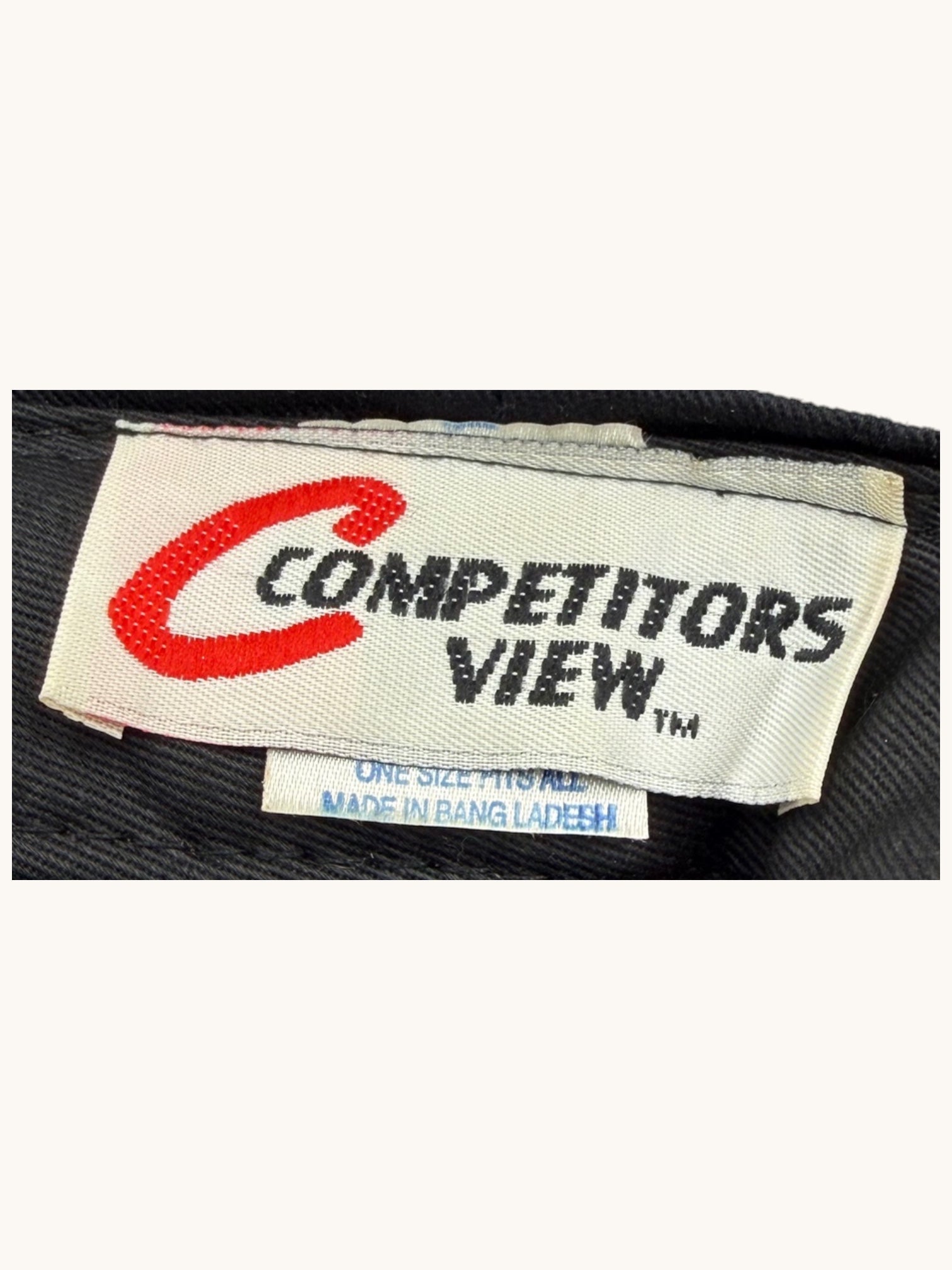 90s Competitors View Black Dale Earnhardt Sr #3 Adjustable Cap