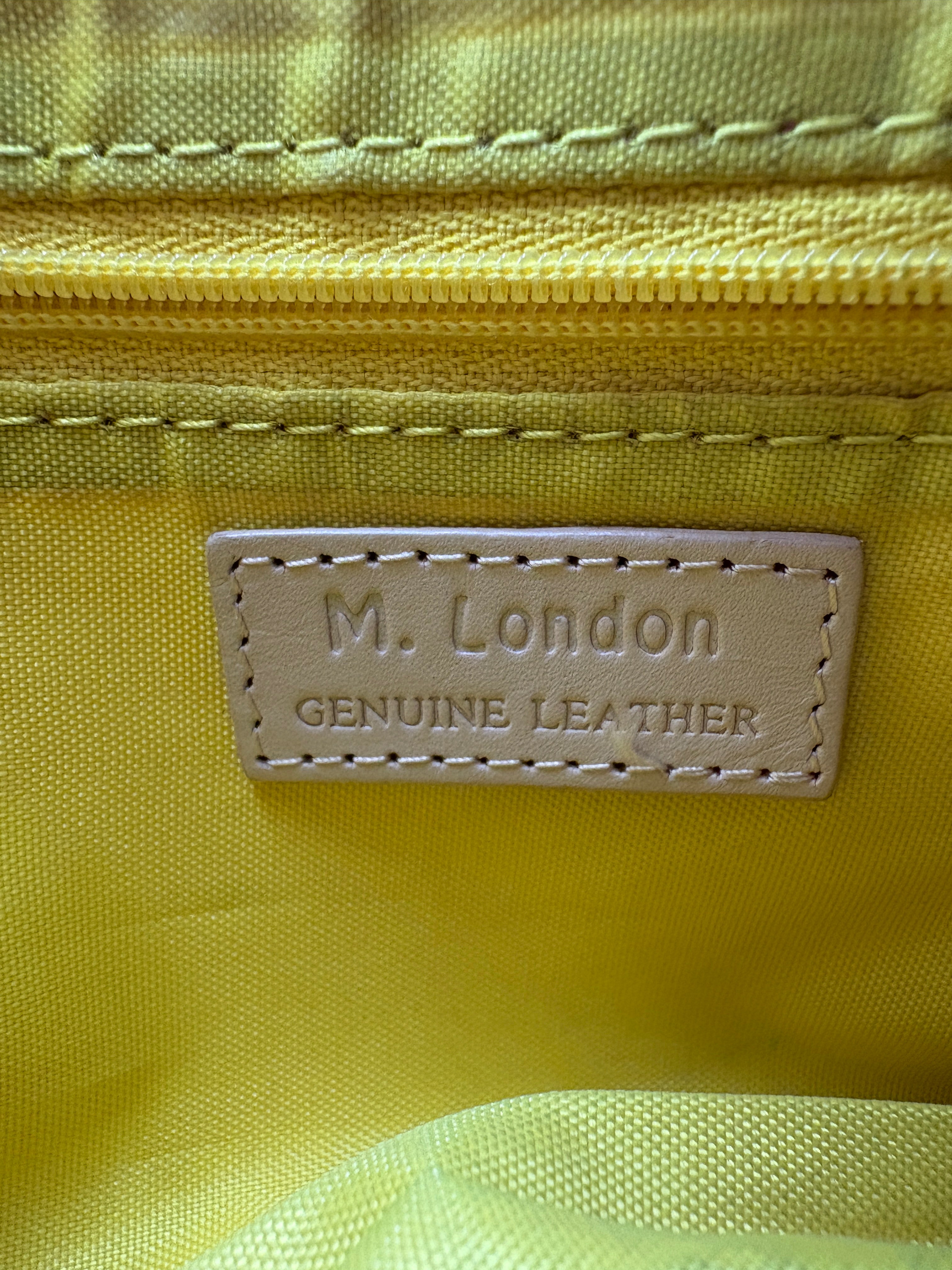 90s M. London Pink Suede Shoulder Bag