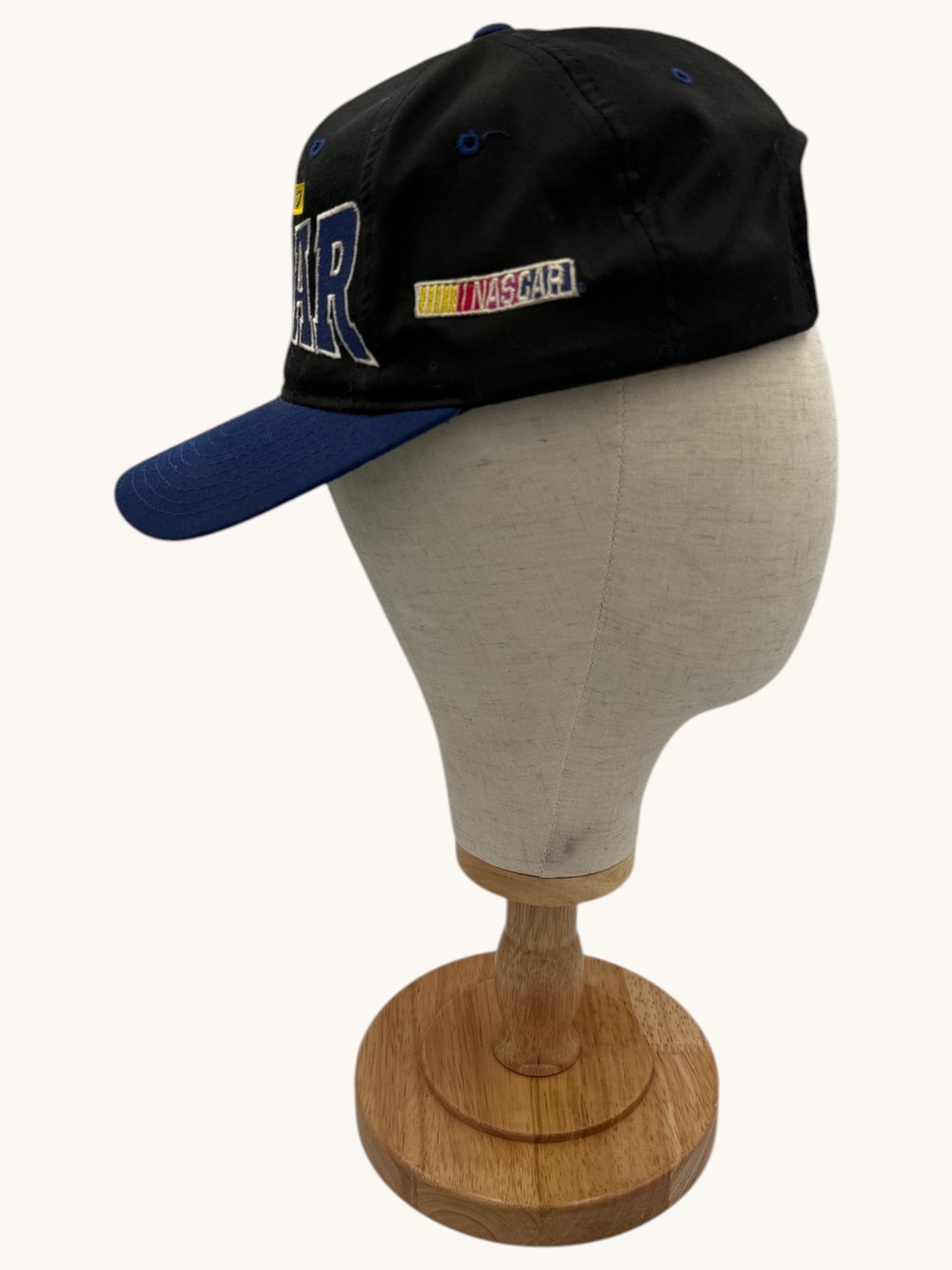 90s Yupoong Blue Black NASCAR Snapback