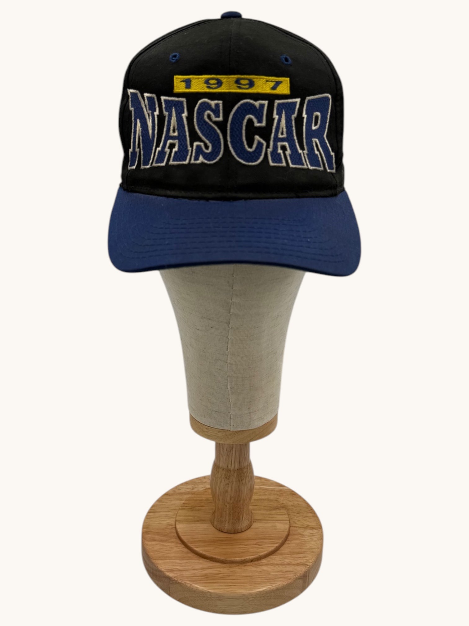 90s Yupoong Blue Black NASCAR Snapback