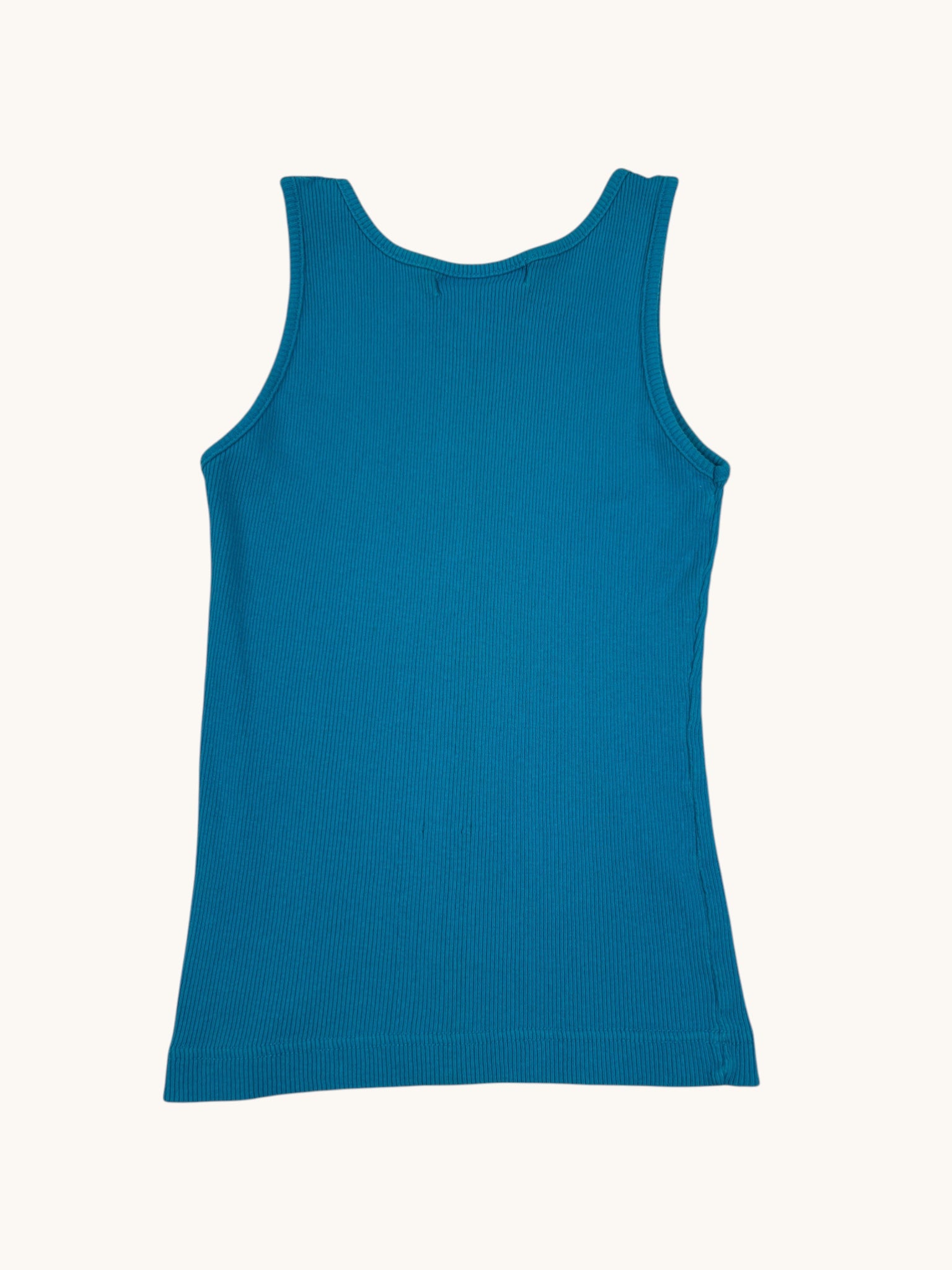 90s currants by Jeri-Jo Blue Ribbed Tank