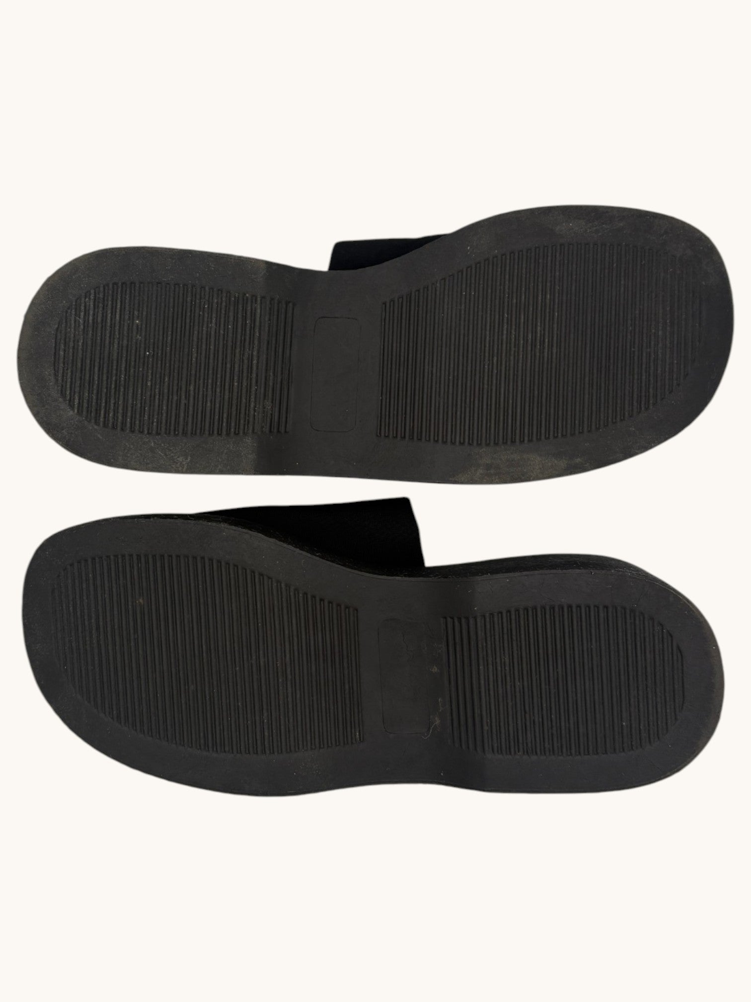 90s Passports Black Sandals - 6