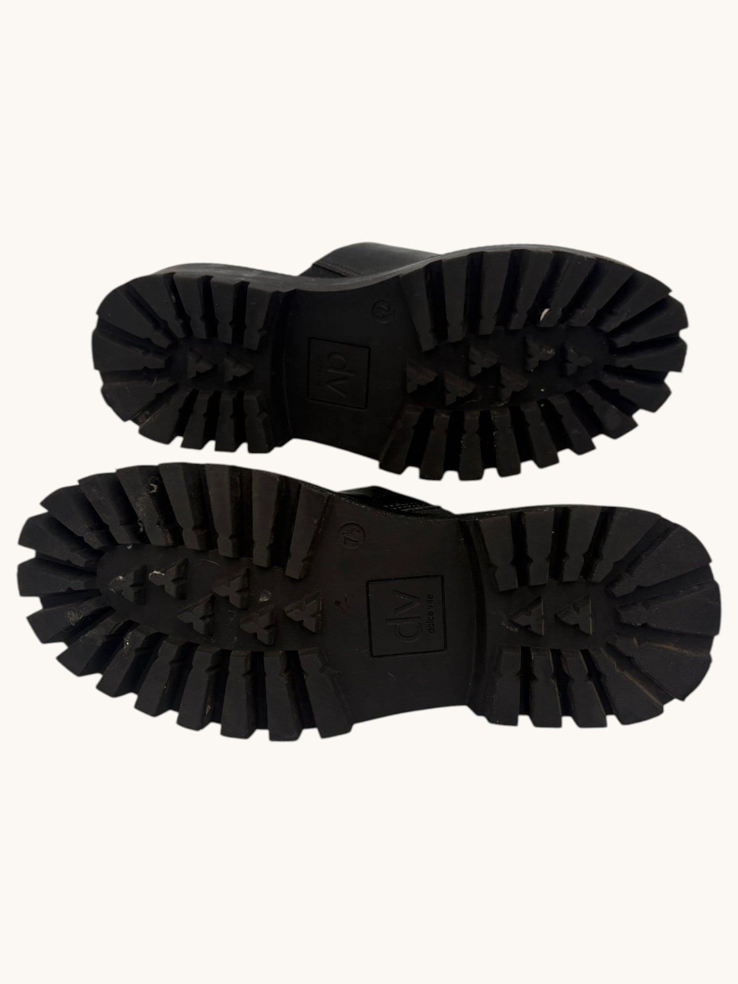 00s Dolce Vita Black Platform Slides - 7.5