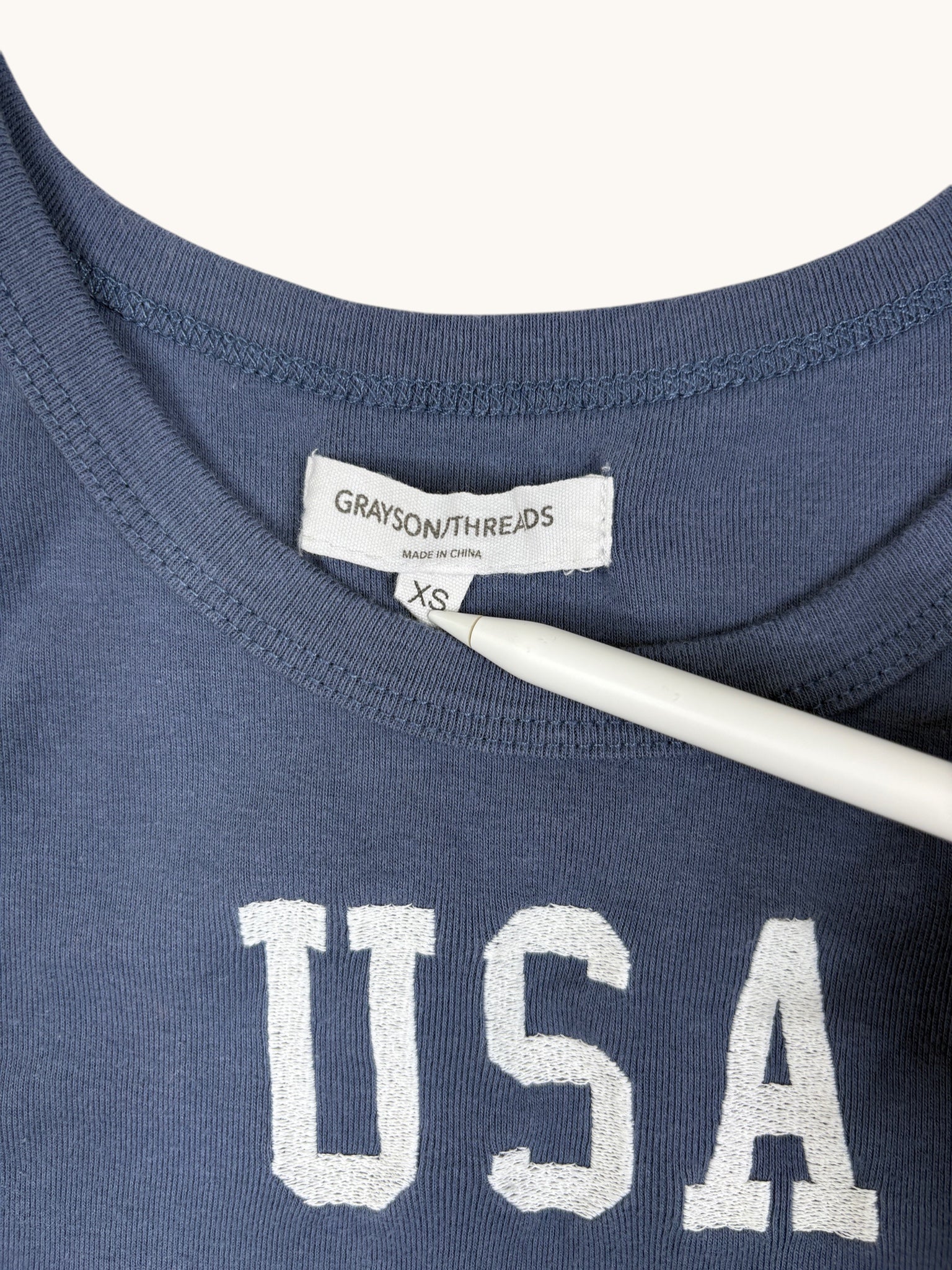 Grayson Threads Navy USA Tank - XS