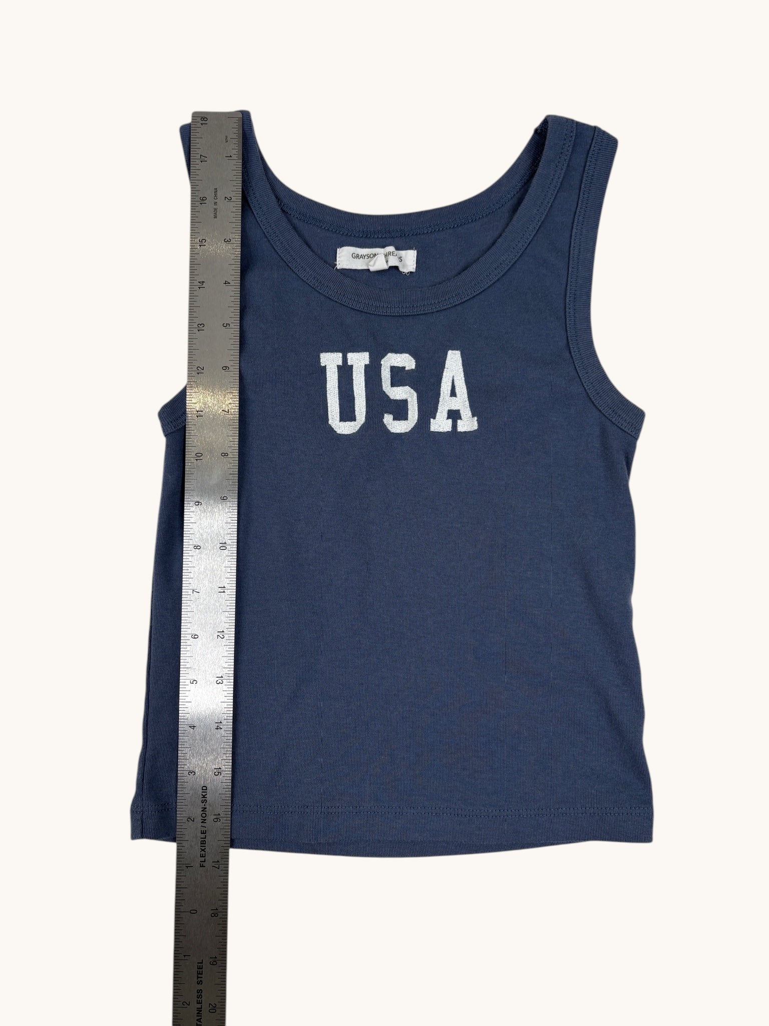Grayson Threads Navy USA Tank - XS