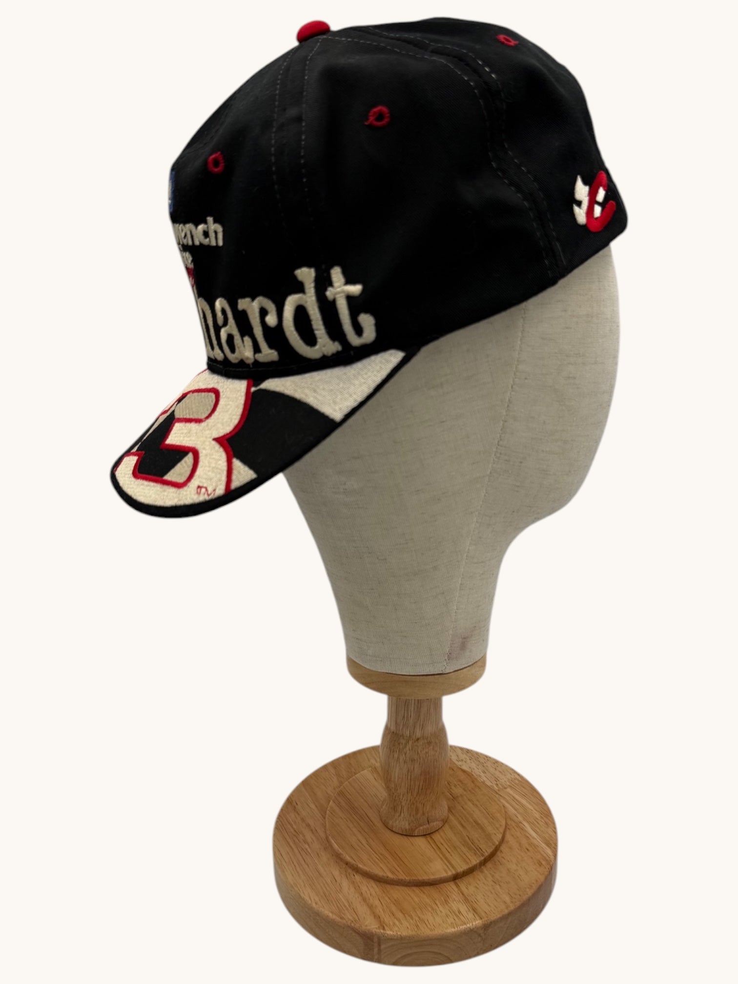 90s Chase Authentics Goodwrench Dale Earnhardt Sr #3 Black Checkered Snapback