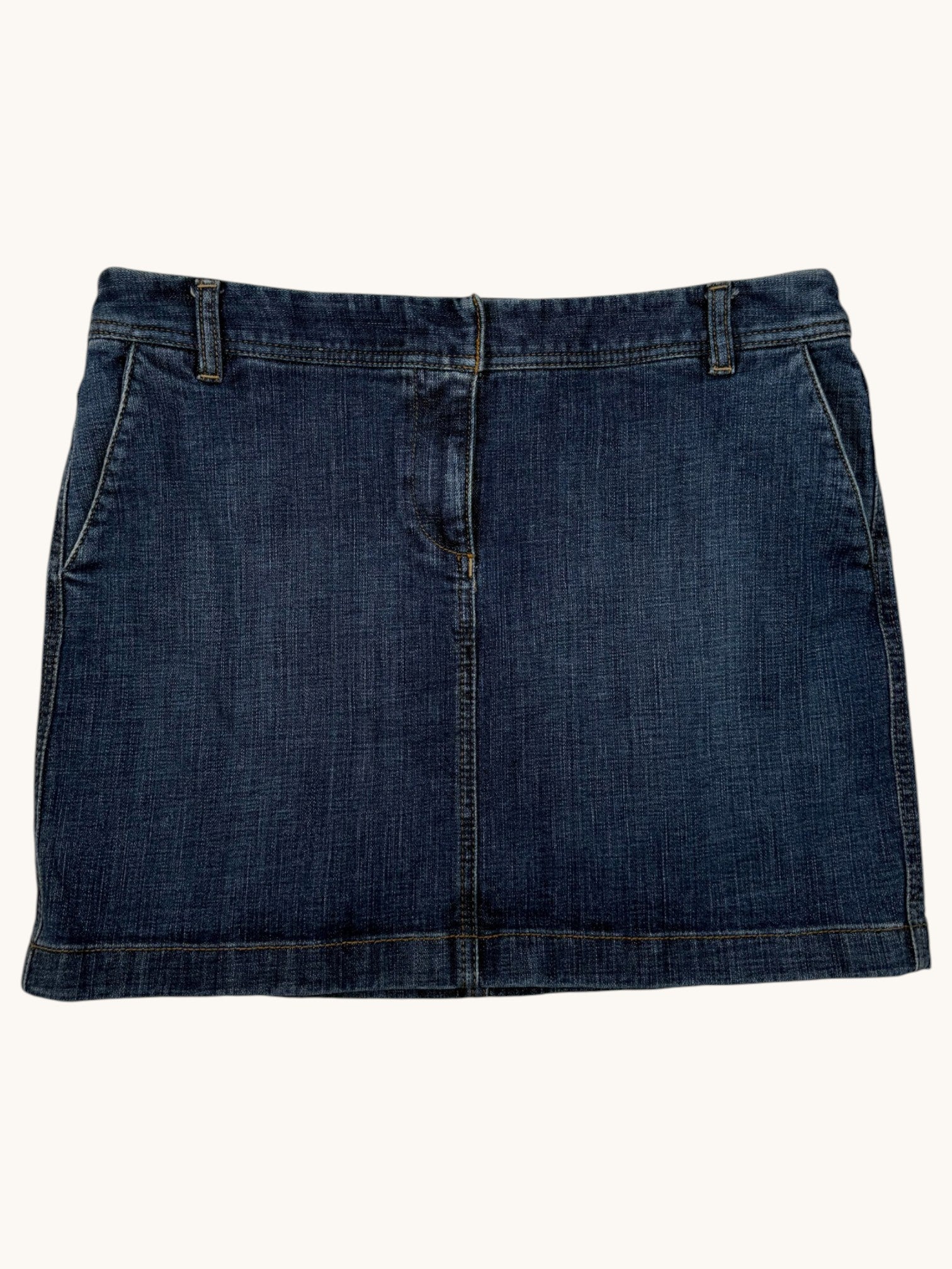 00s Loft Blue Denim Skirt - 10