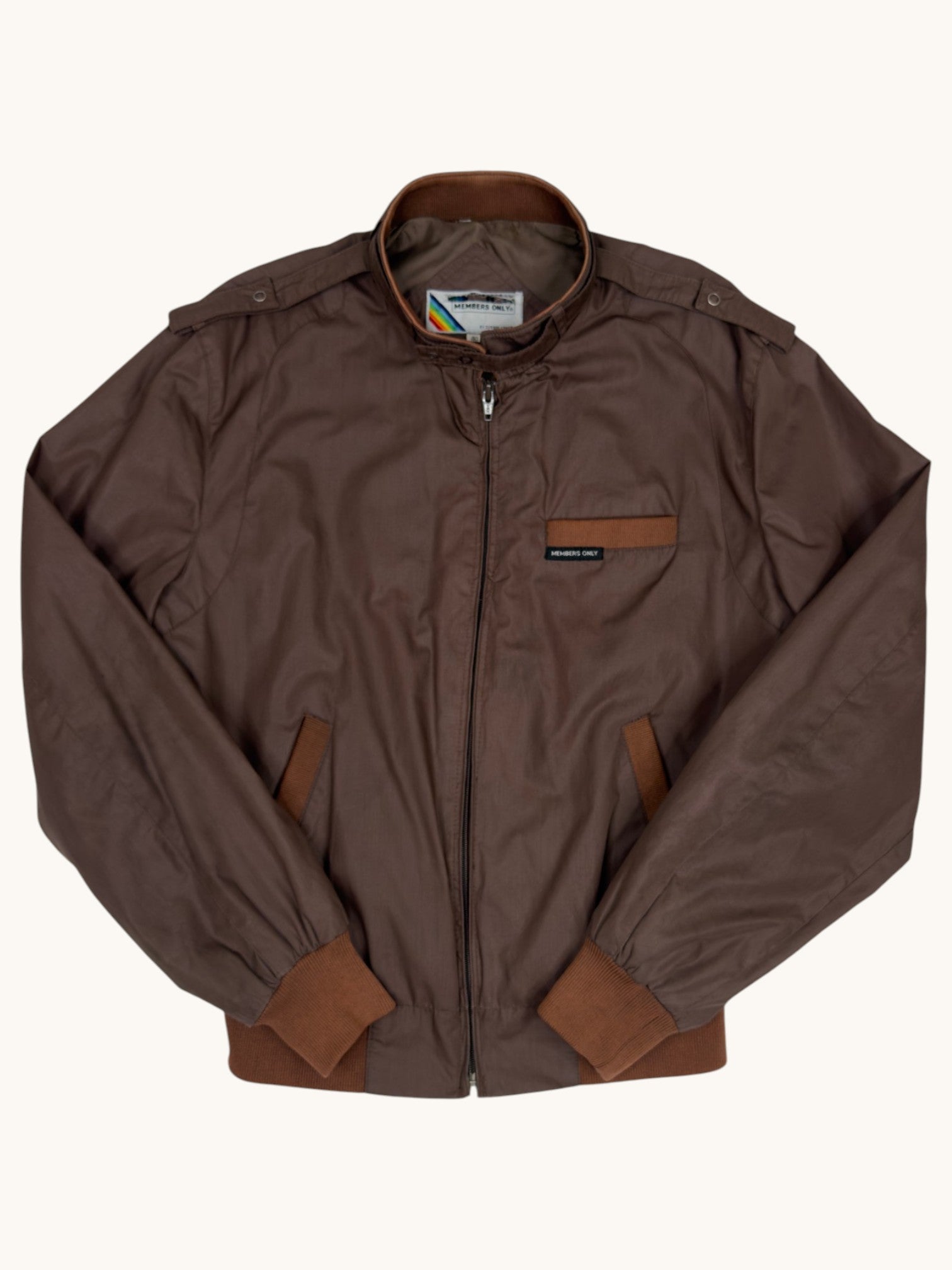 80s Members Only Brown Jacket - 40