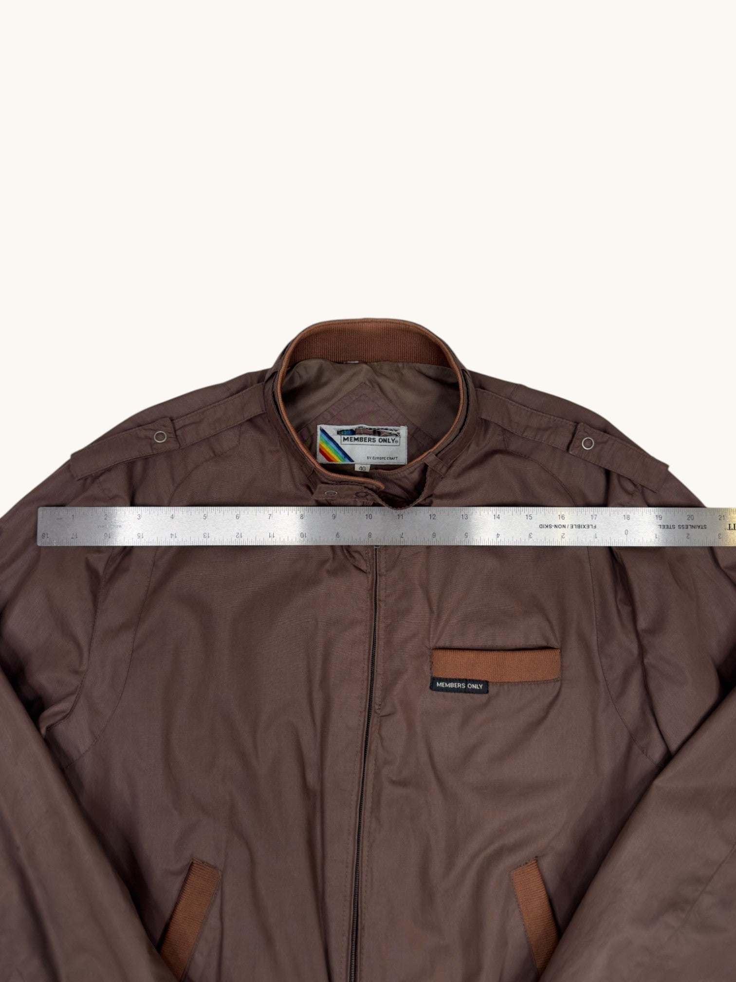 80s Members Only Brown Jacket - 40