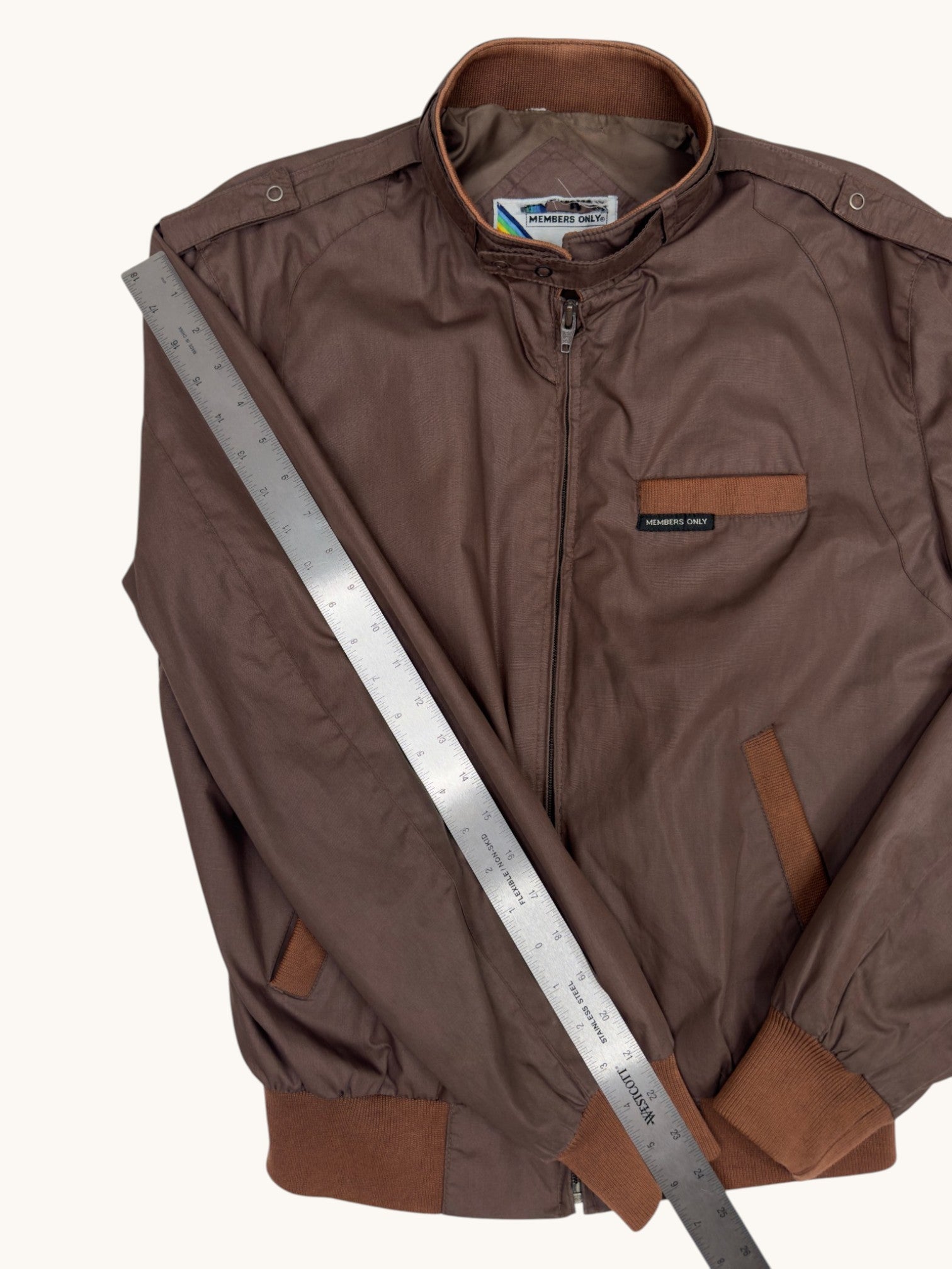 80s Members Only Brown Jacket - 40