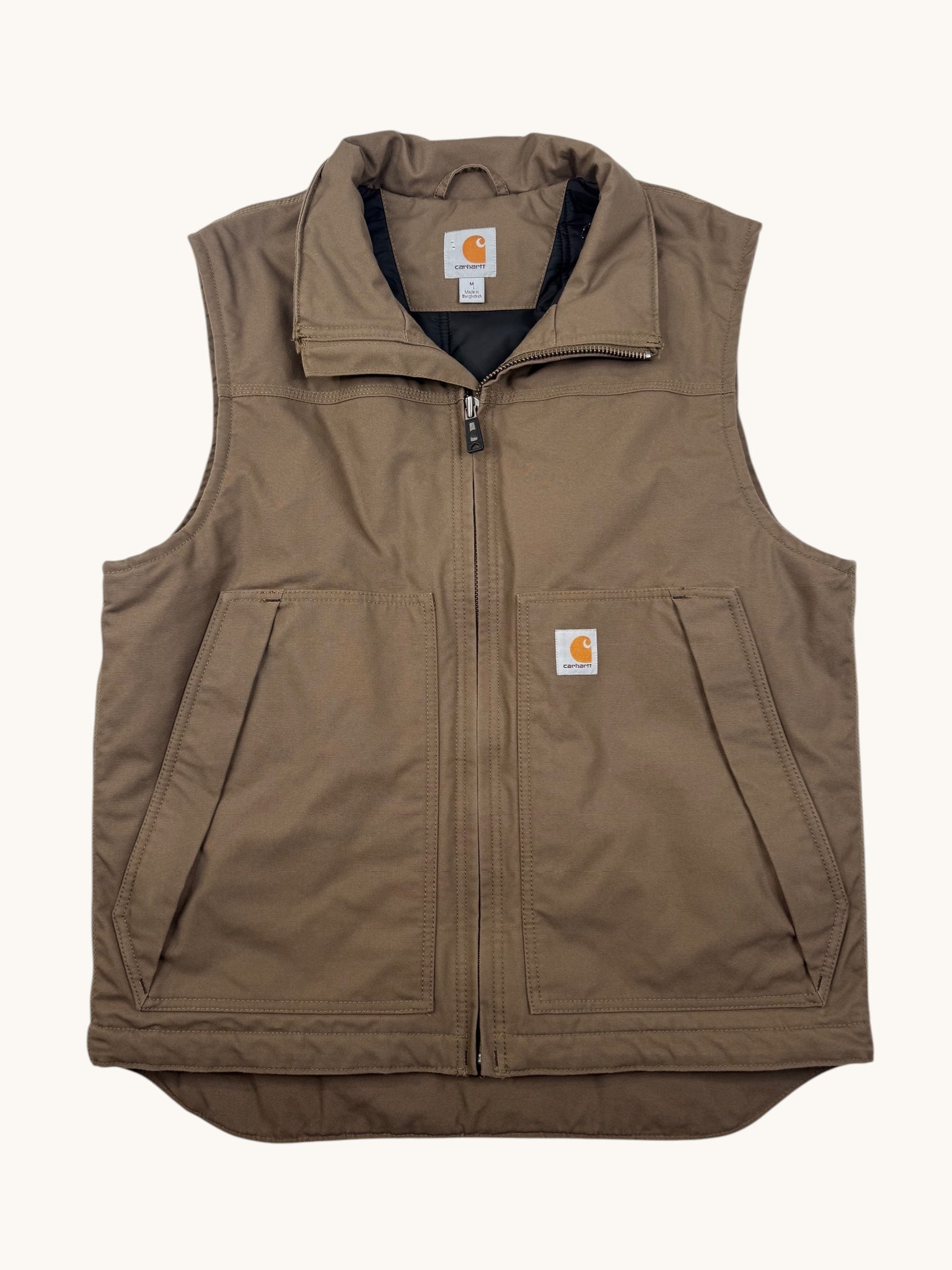 00s Carhartt Brown Vest - M