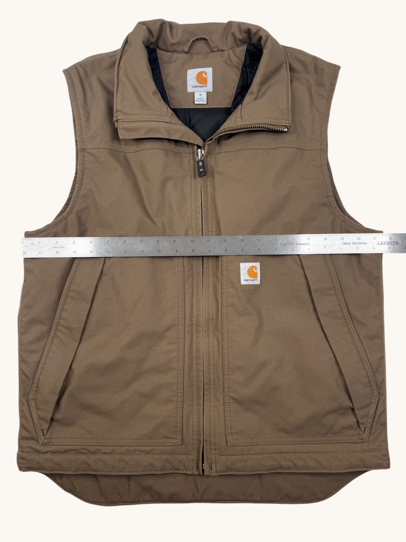 00s Carhartt Brown Vest - M