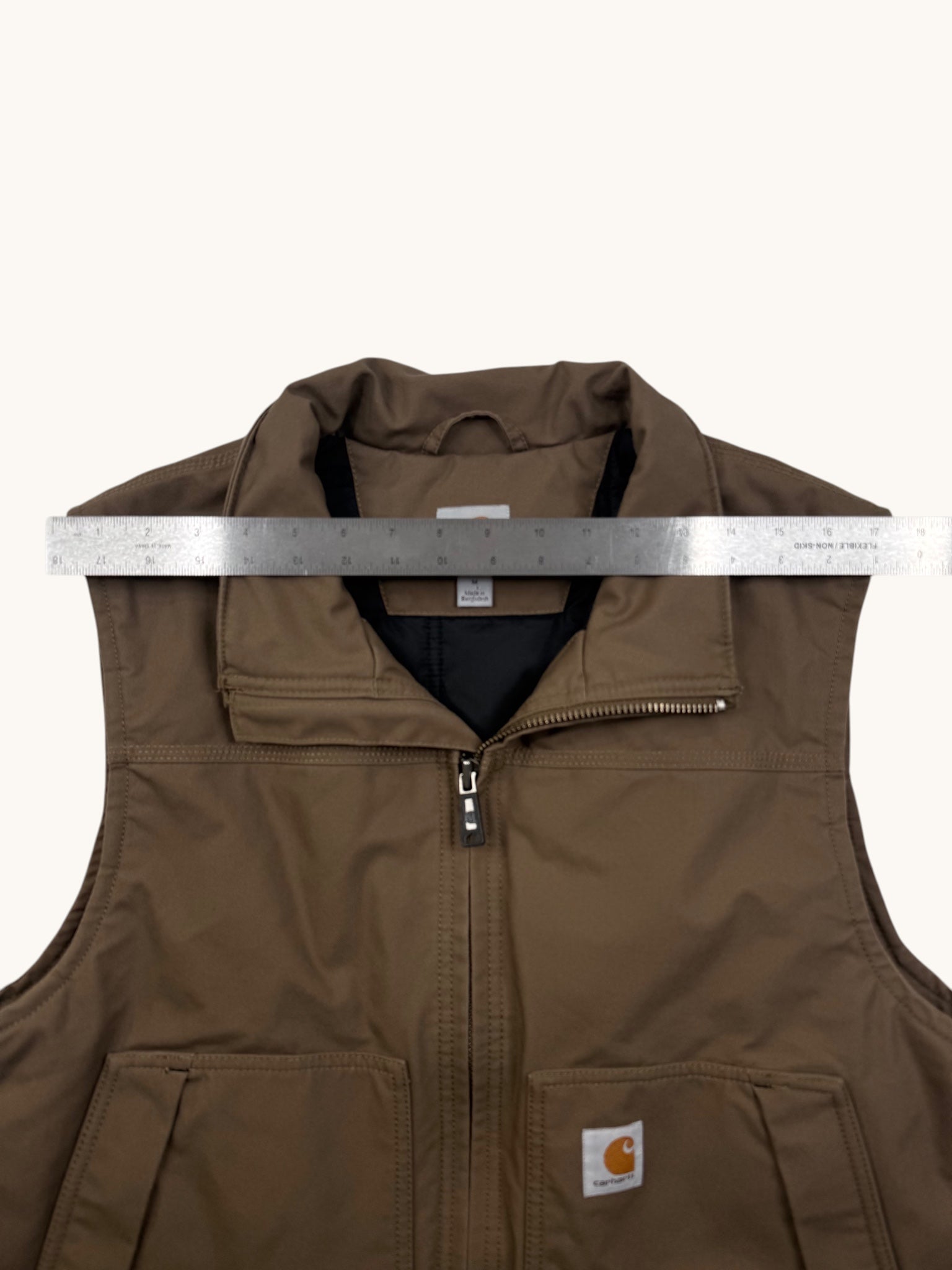 00s Carhartt Brown Vest - M