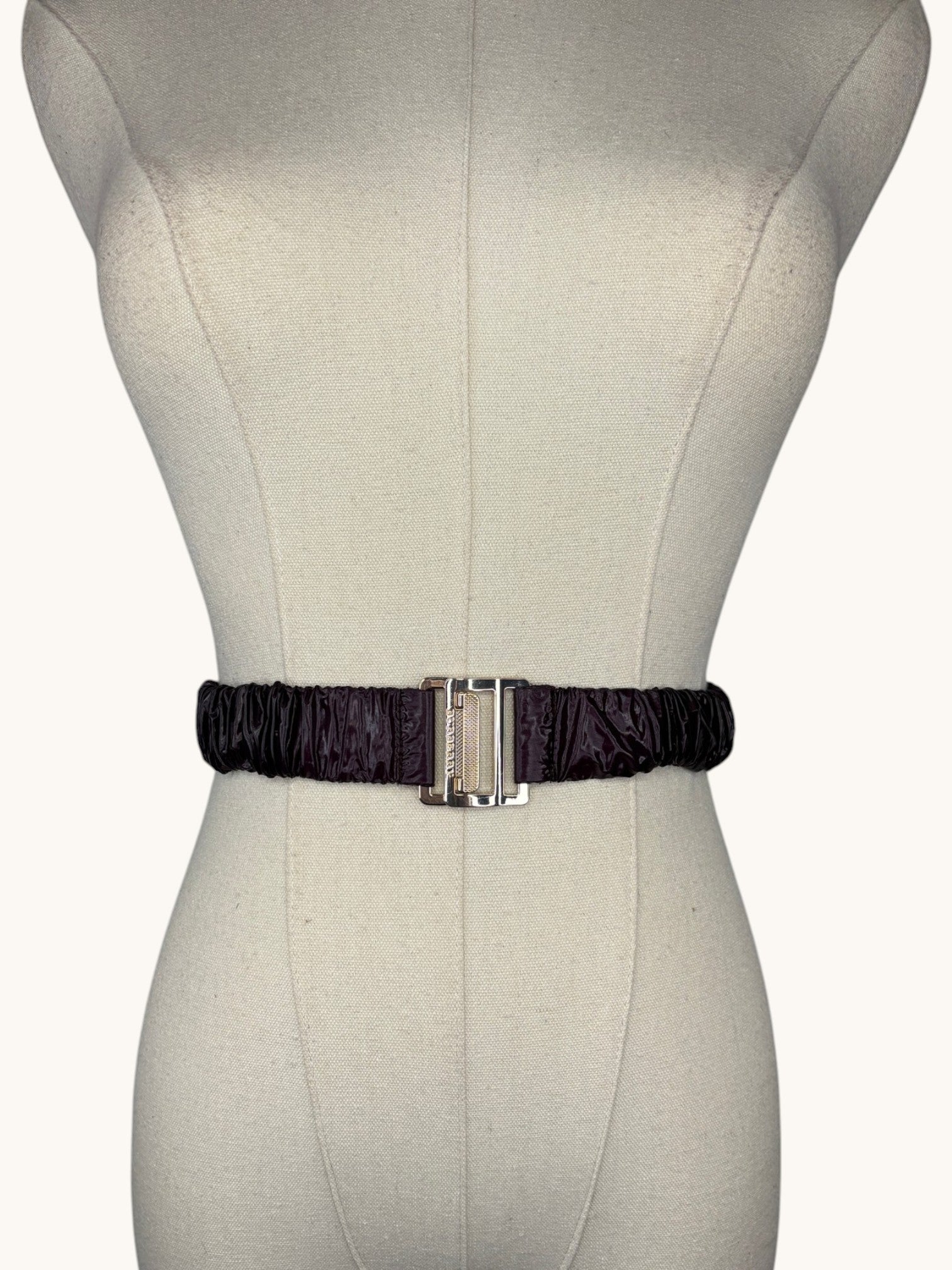 90s Burberry Purple Belt