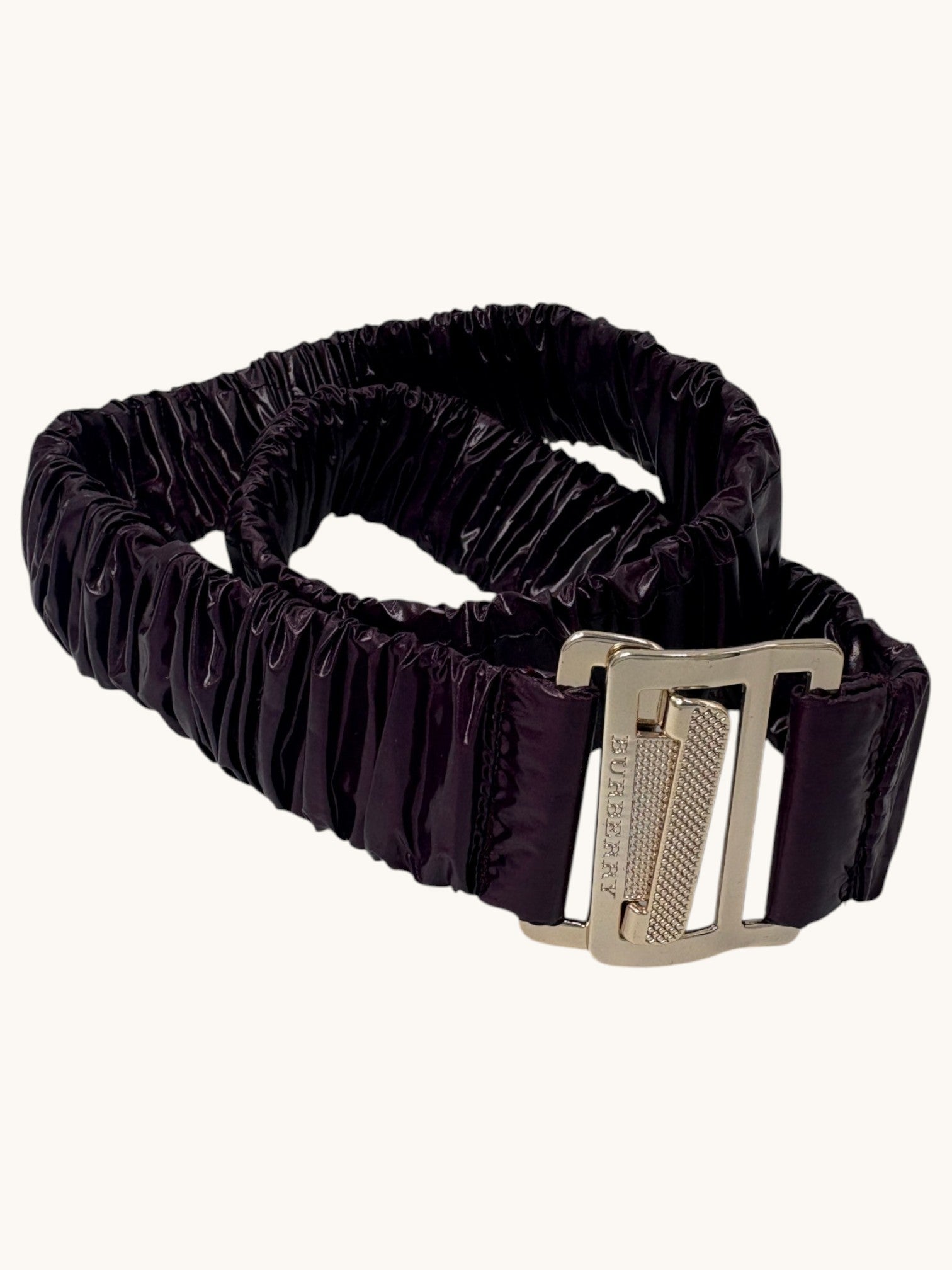 90s Burberry Purple Belt