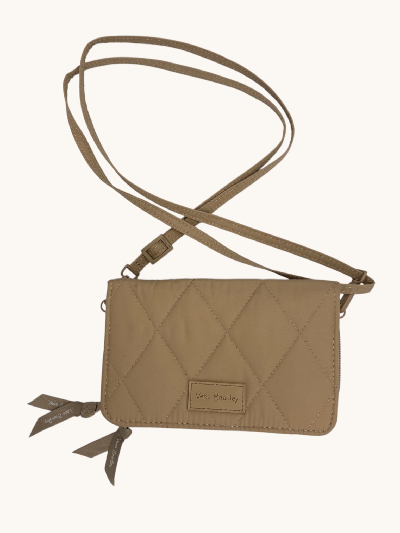 00s Vera Bradley Beige Crossbody Bag