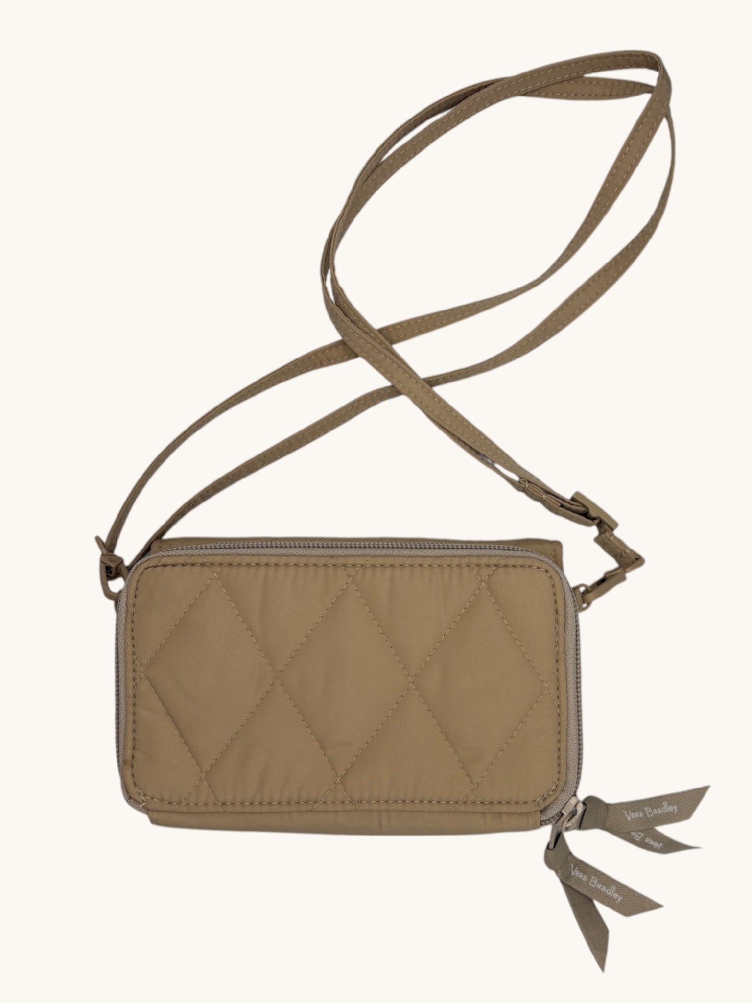 00s Vera Bradley Beige Crossbody Bag