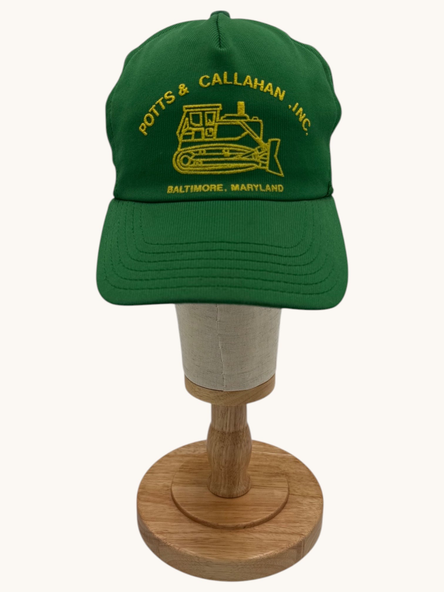 90s Potts & Callahan Green Snapback