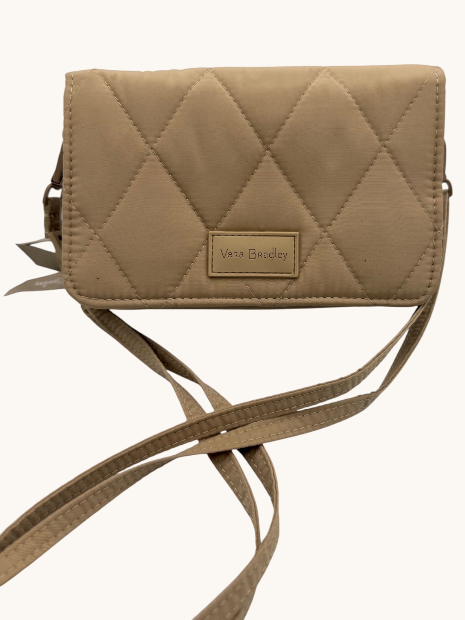 00s Vera Bradley Beige Crossbody Bag