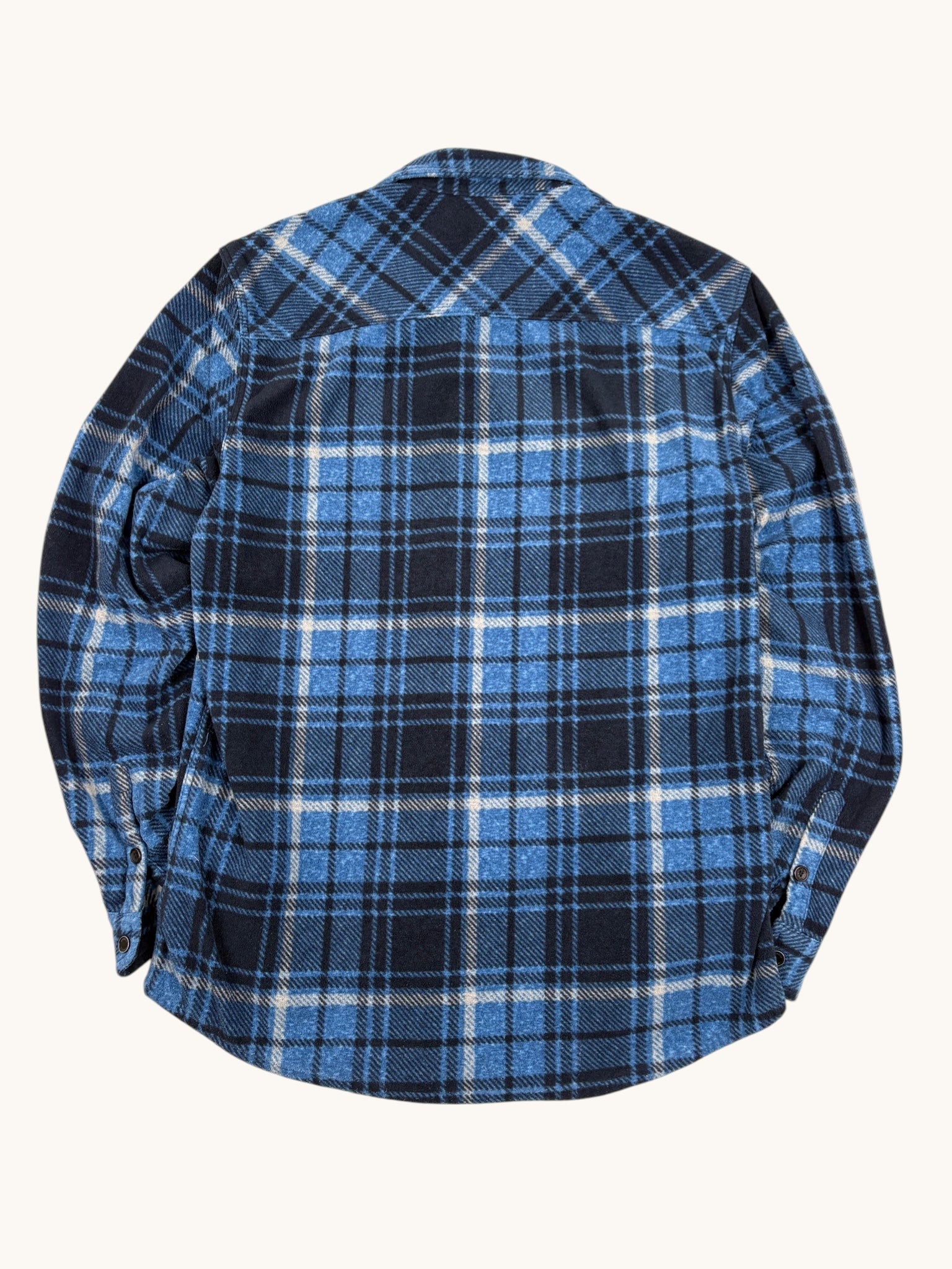 Oneil Blue Plaid Button Up Shirt - L