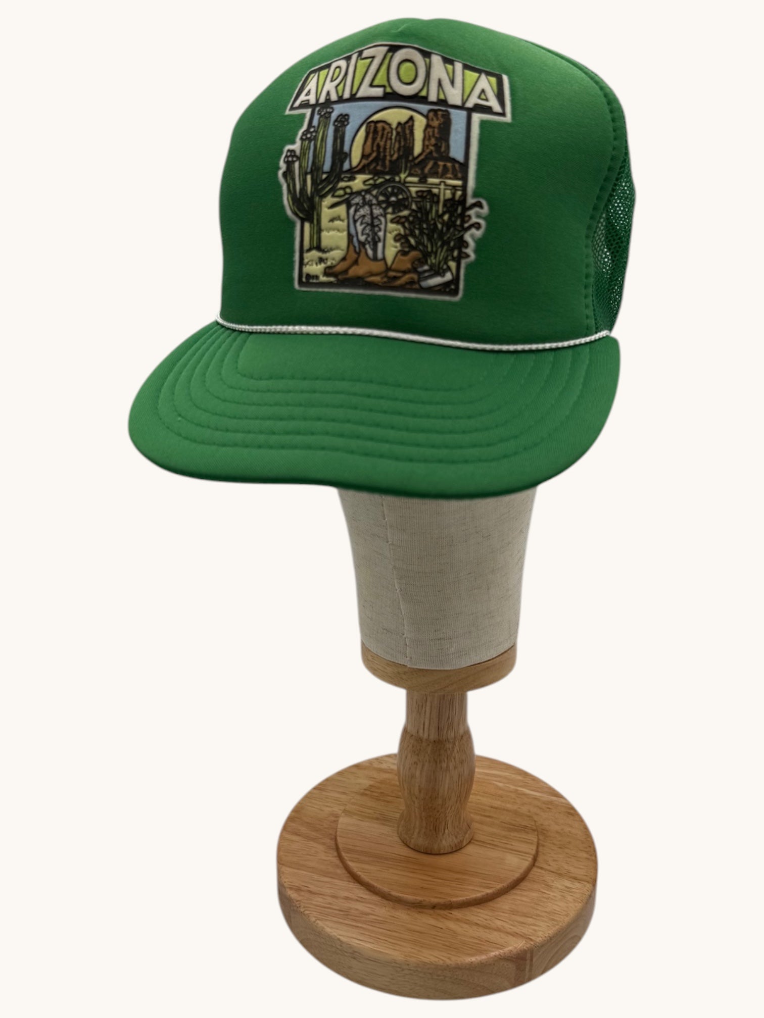 90s Smith Western Co. Green Arizona Trucker Hat