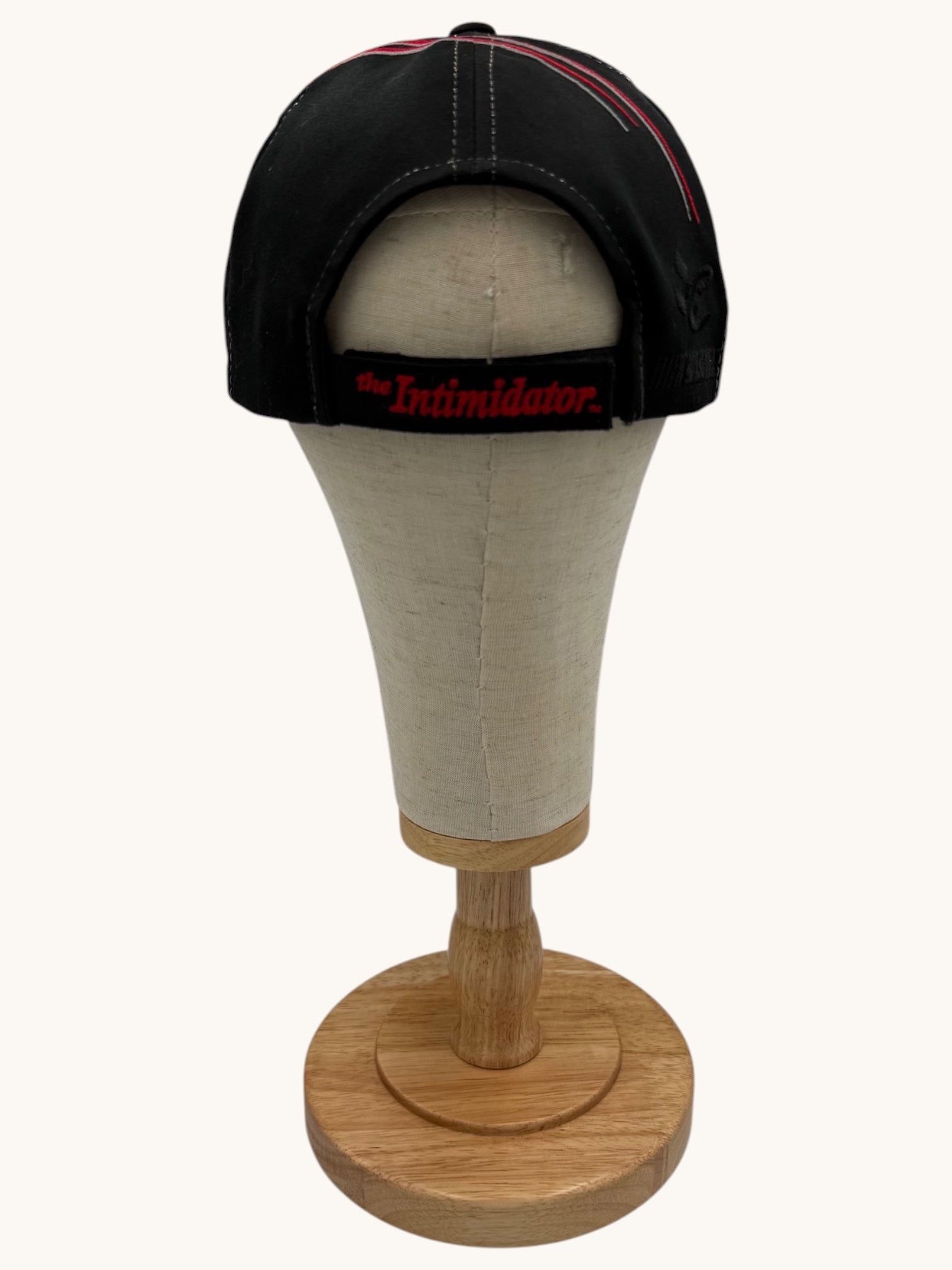 90s Chase Authentics Black Red Dale Earnhardt Sr #3 Adjustable Cap
