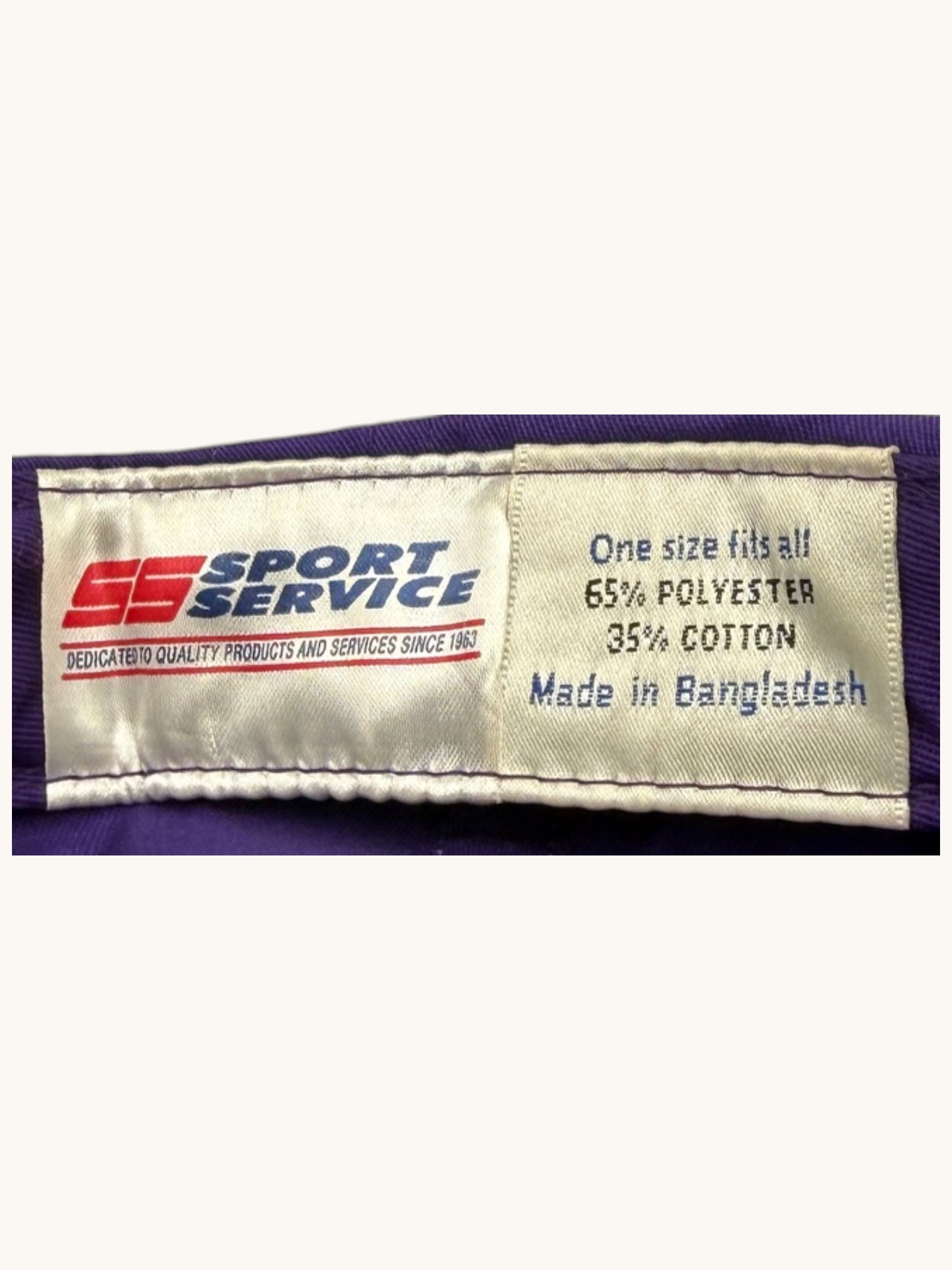 90s Sport Service Purple Black NASCAR Brickyard 400 Snapback