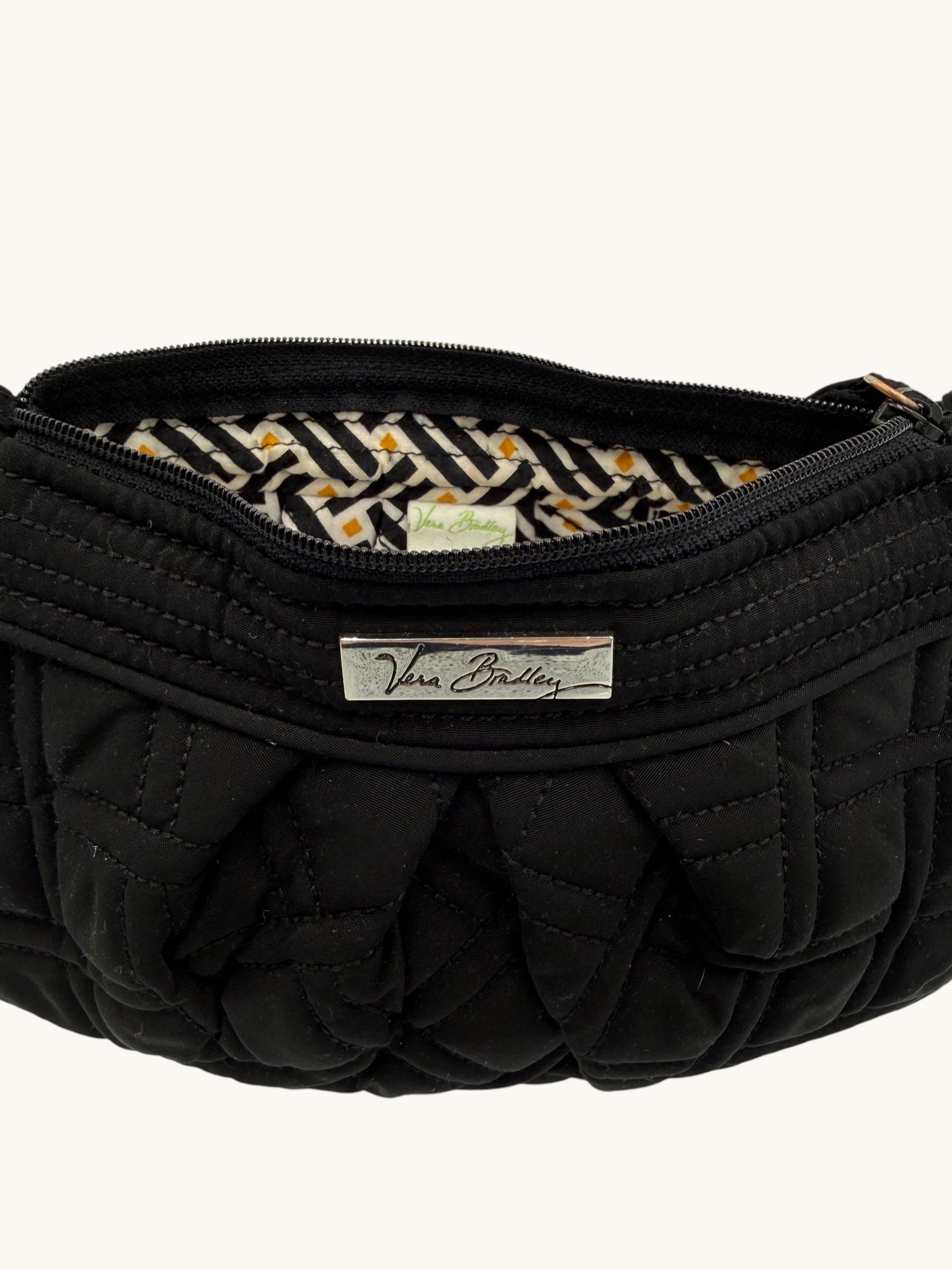 90s Vera Bradley Black Shoulder Bag