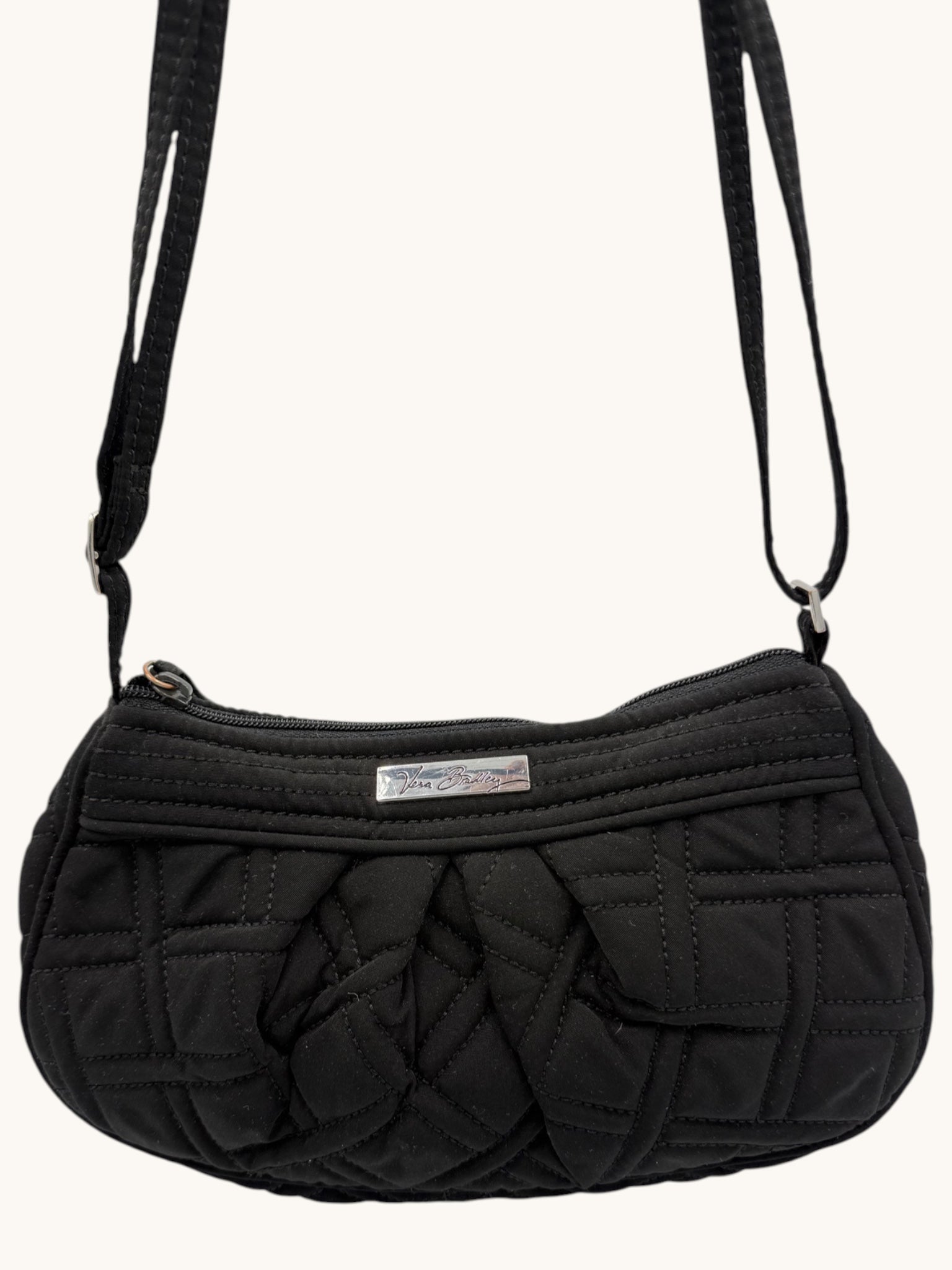 90s Vera Bradley Black Shoulder Bag