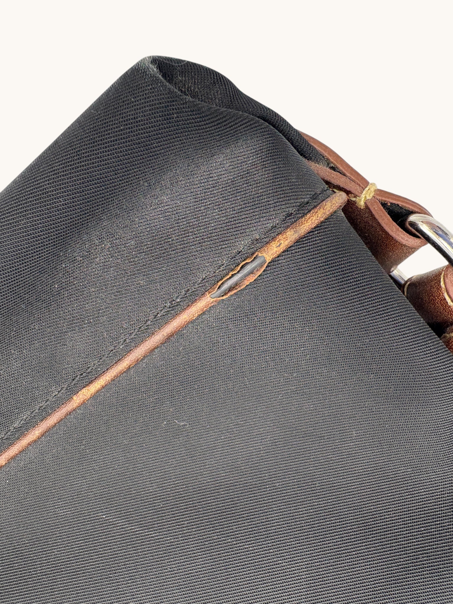 90s Chaps Black Crossbody Bag