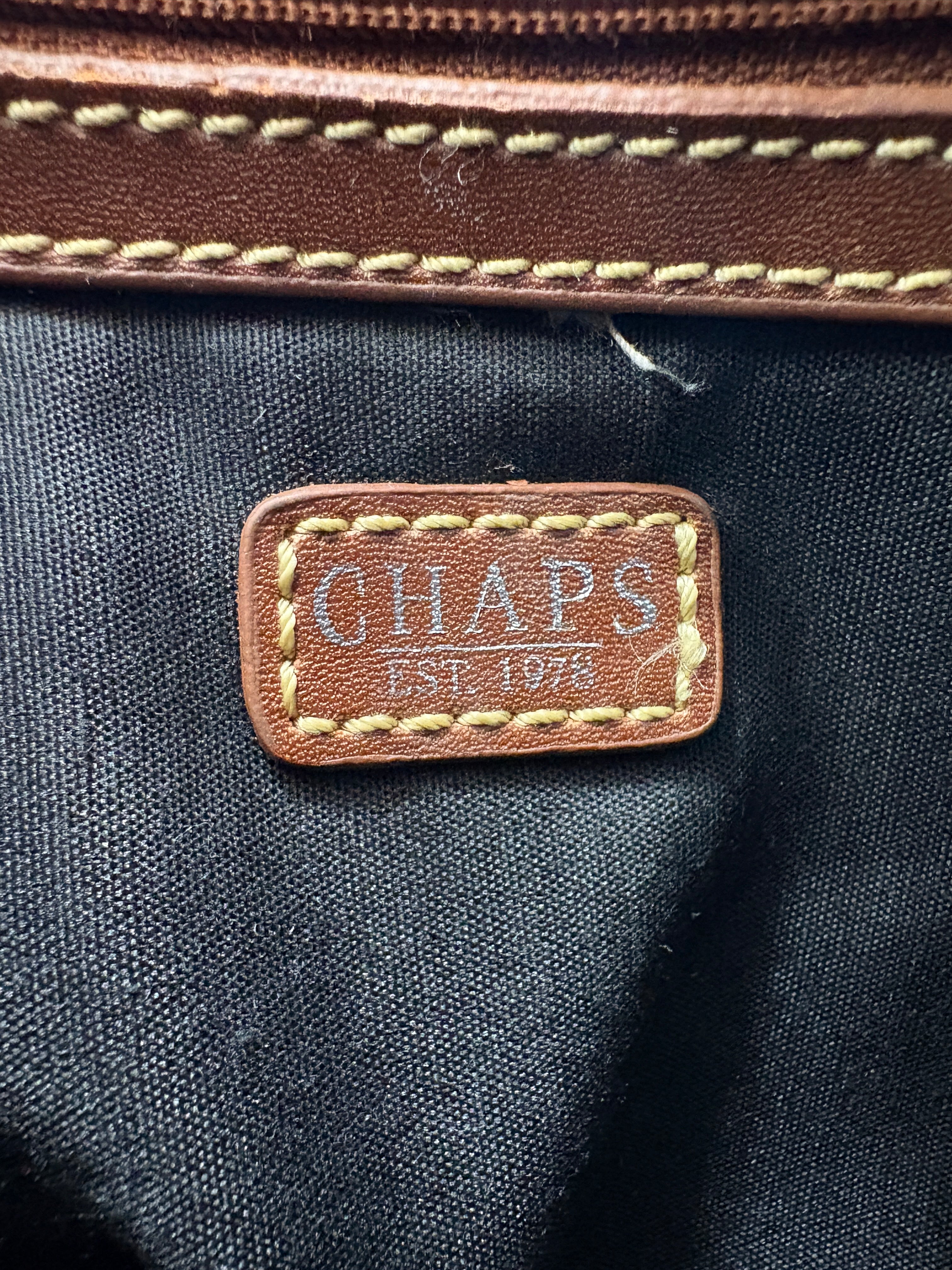 90s Chaps Black Crossbody Bag