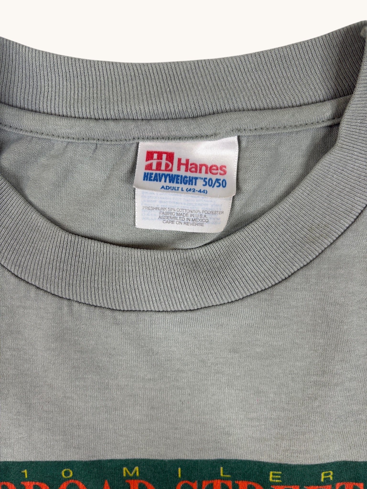 90s Hanes Broad St Run Graphic Tee - L