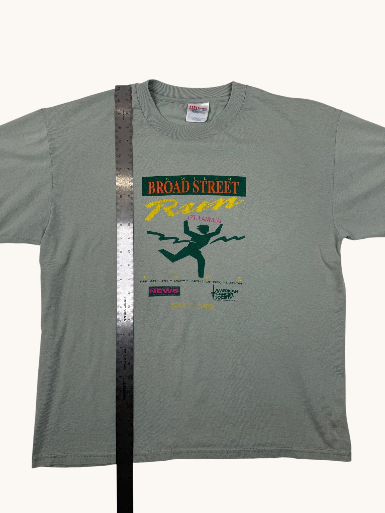 90s Hanes Broad St Run Graphic Tee - L