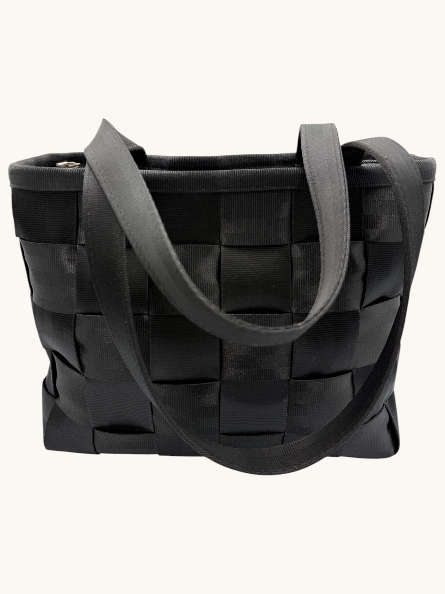 90s Harvey's Black Woven Tote Bag - M