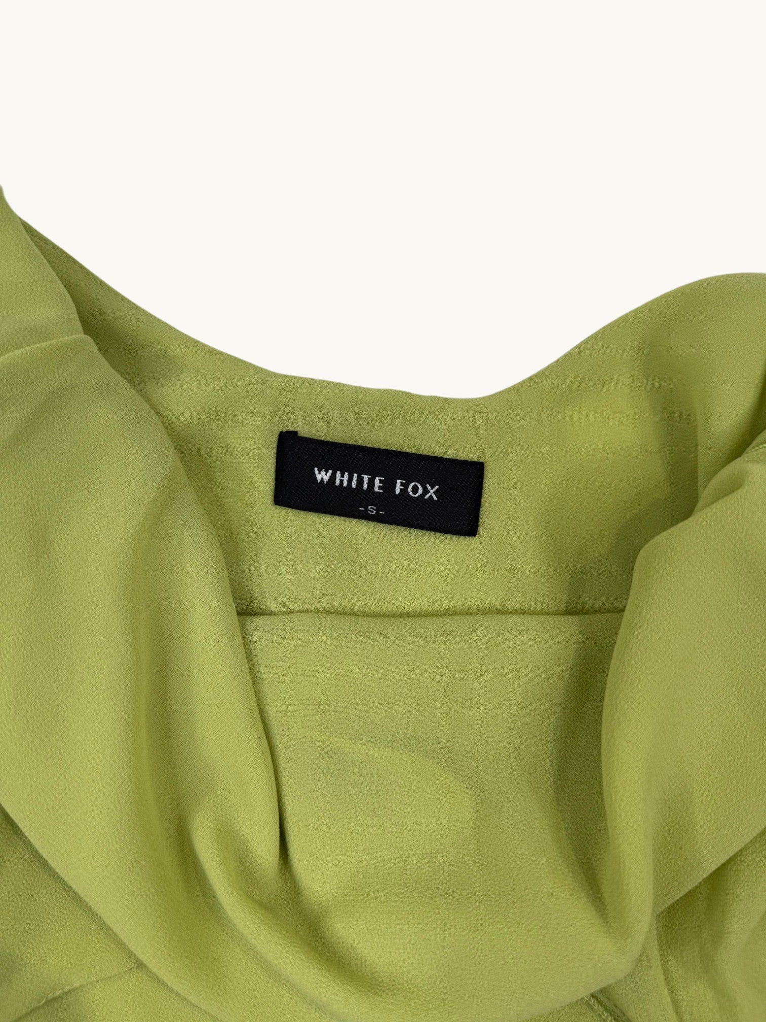 White Fox Green Maxi Dress - S