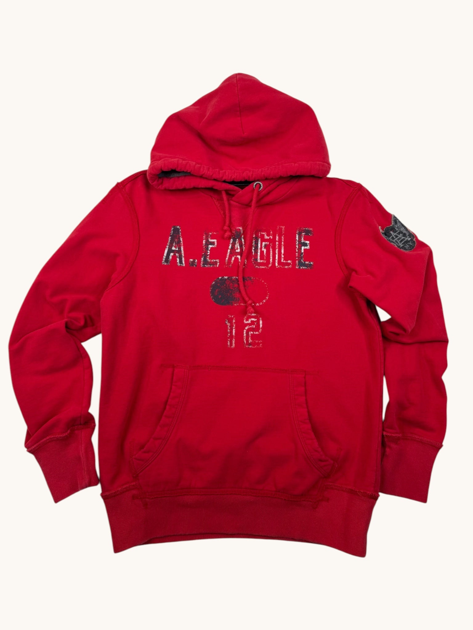 00s American Eagle Red Hoodie - S