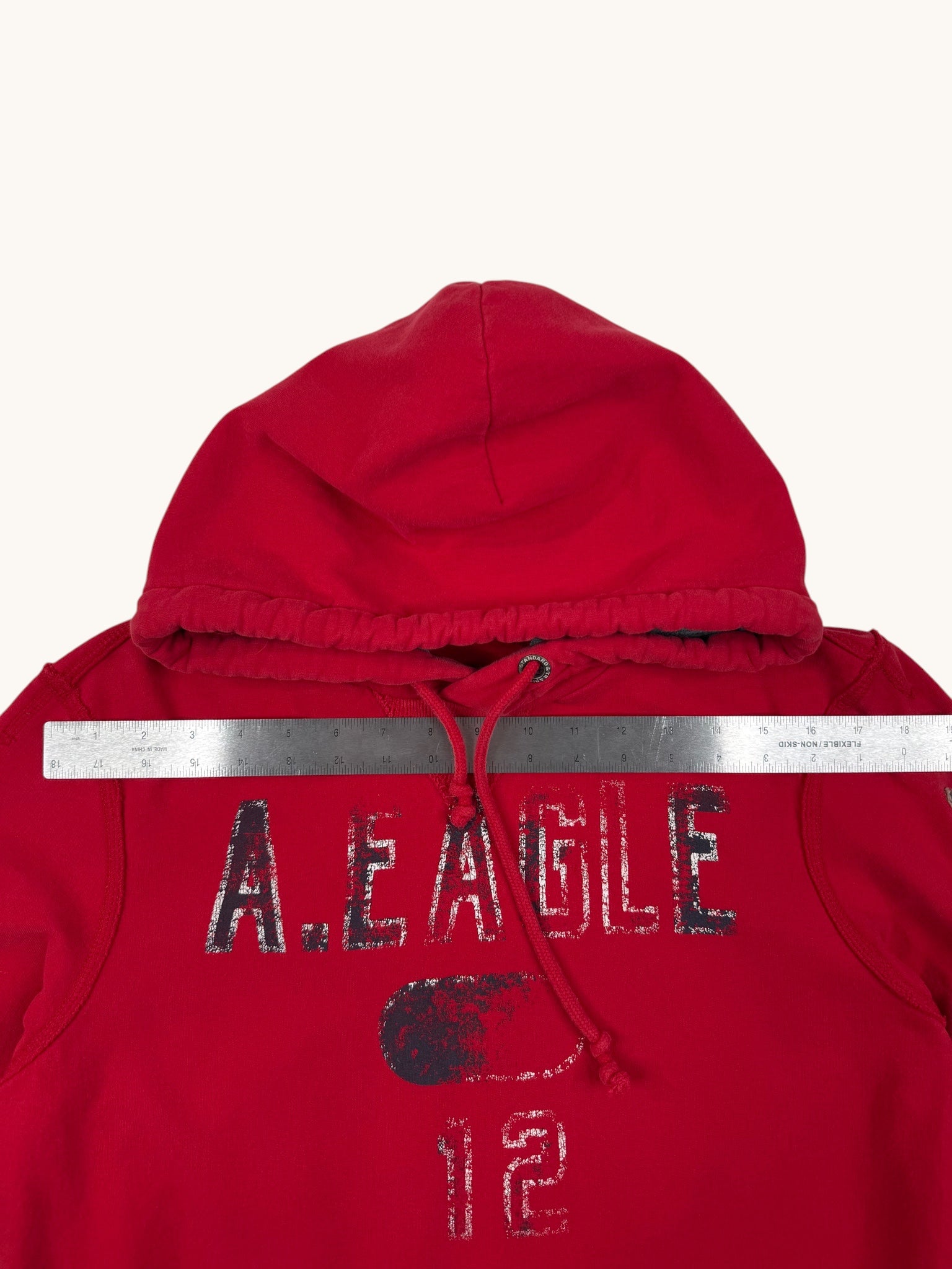 00s American Eagle Red Hoodie - S