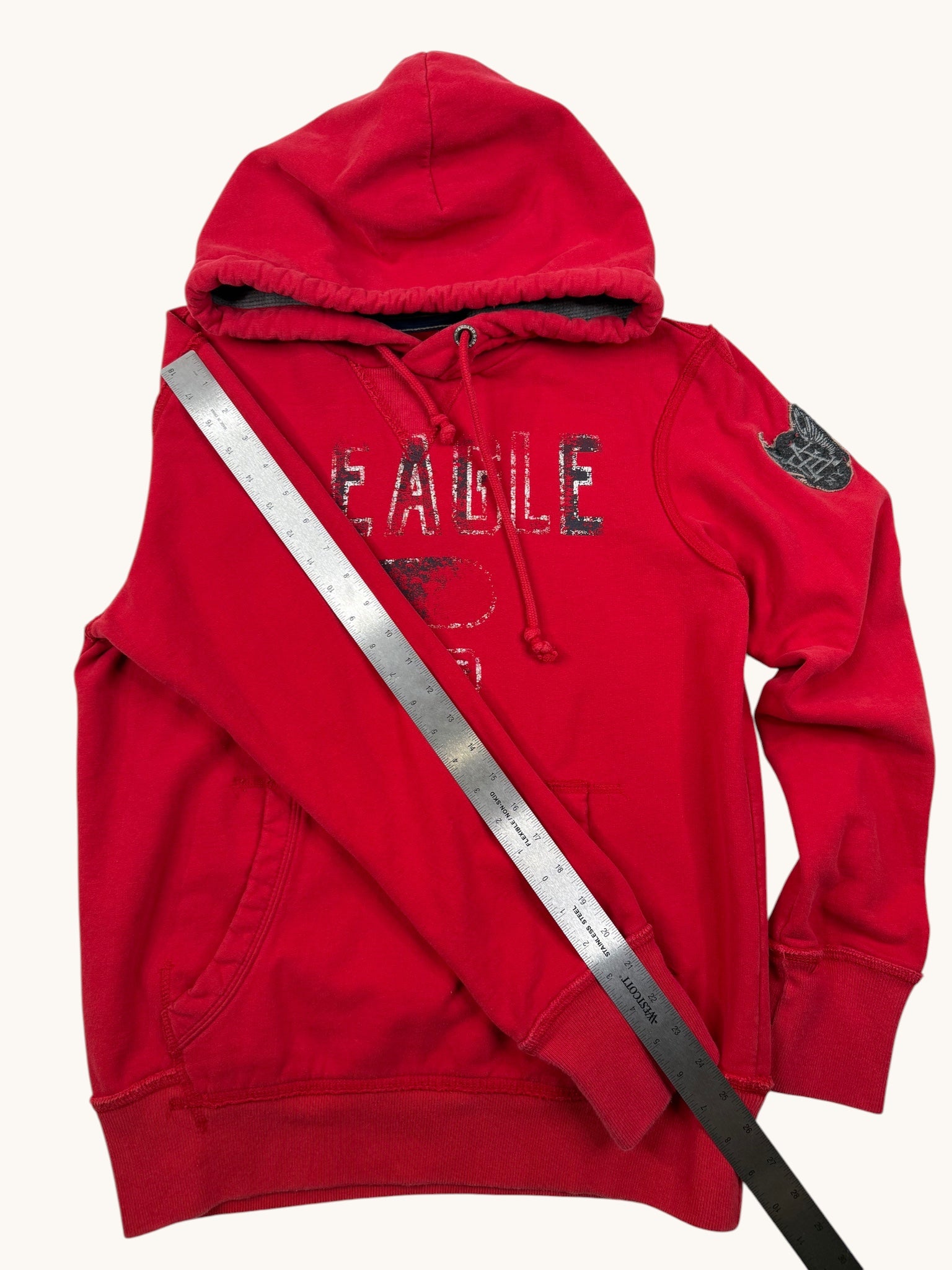 00s American Eagle Red Hoodie - S