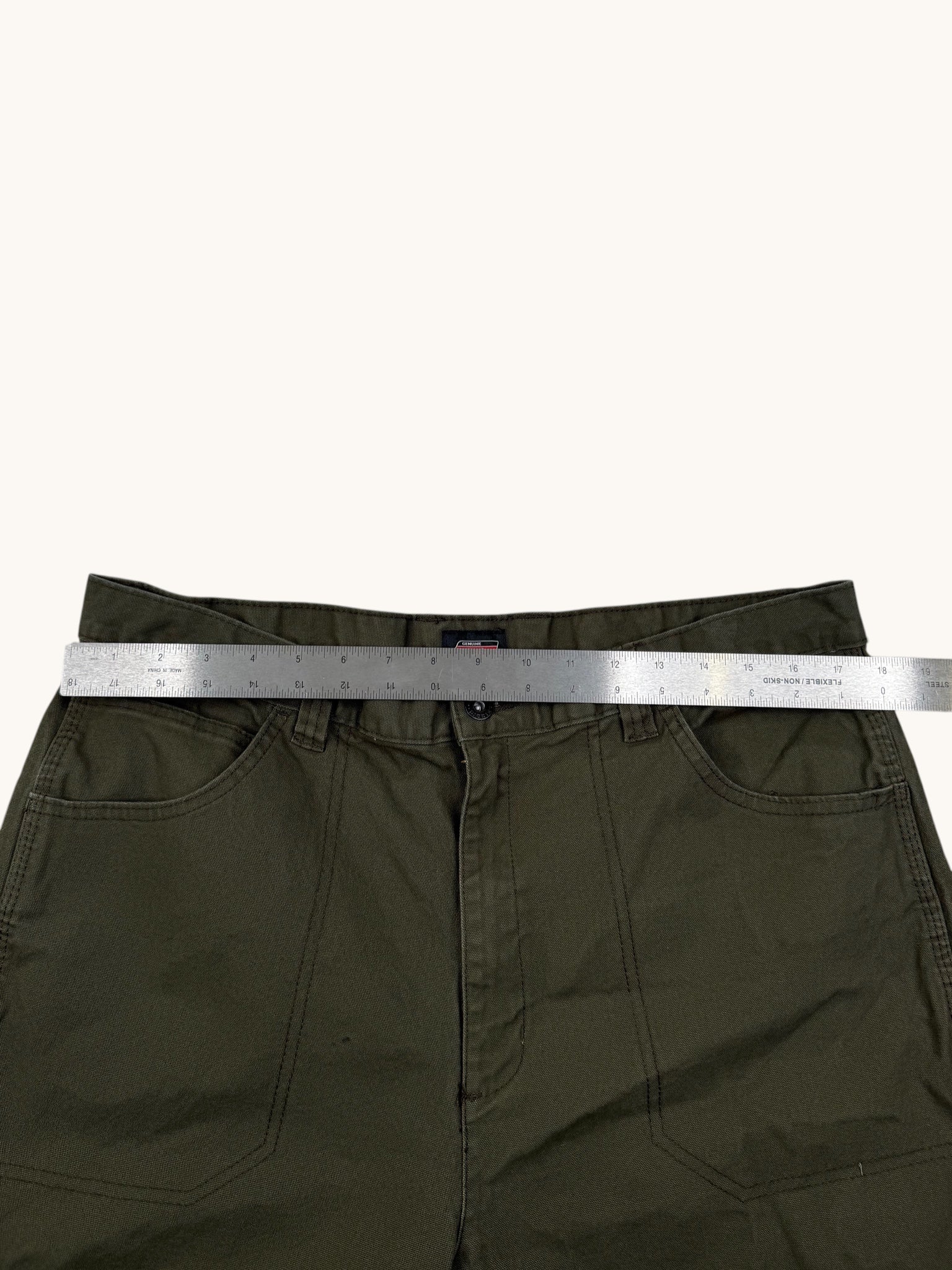 90s Dickies Green Cargo Shorts - 38