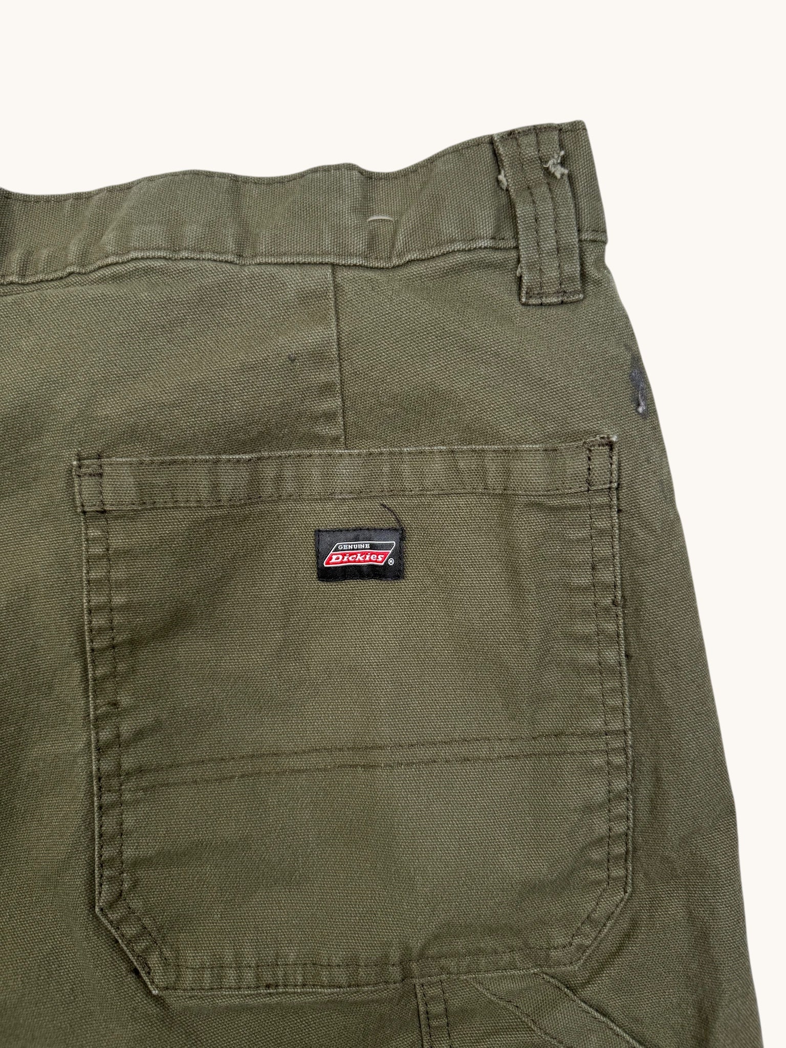 90s Dickies Green Cargo Shorts - 38