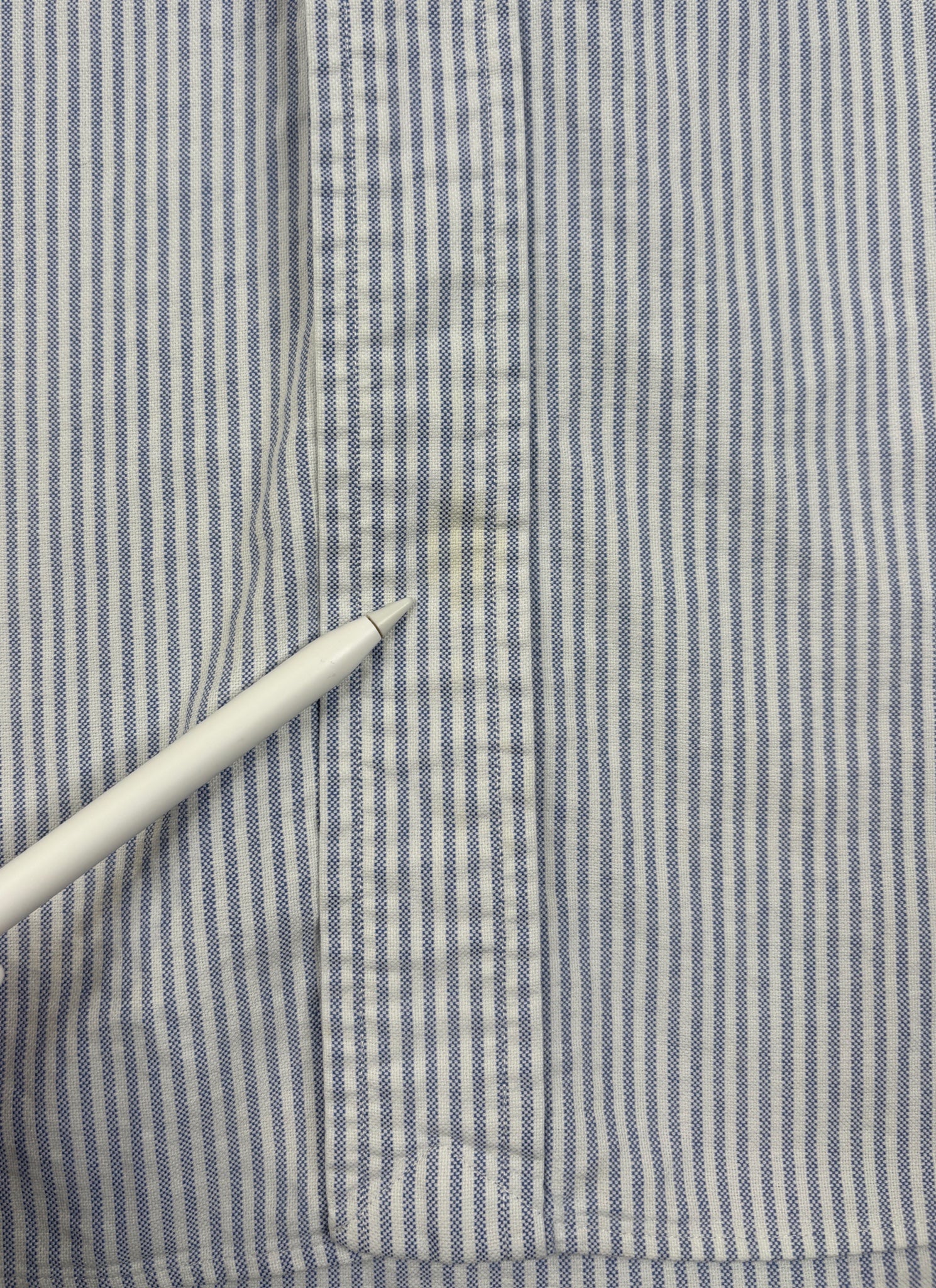 00s Ralph Lauren Blue Stripe Button Up Shirt - 2XL