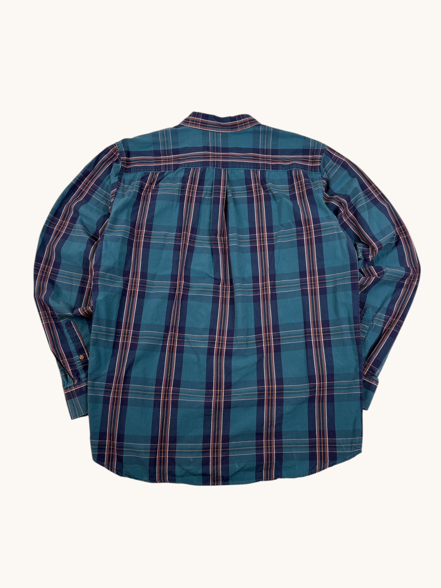 90s Oneil Green Plaid Button Up Shirt - L