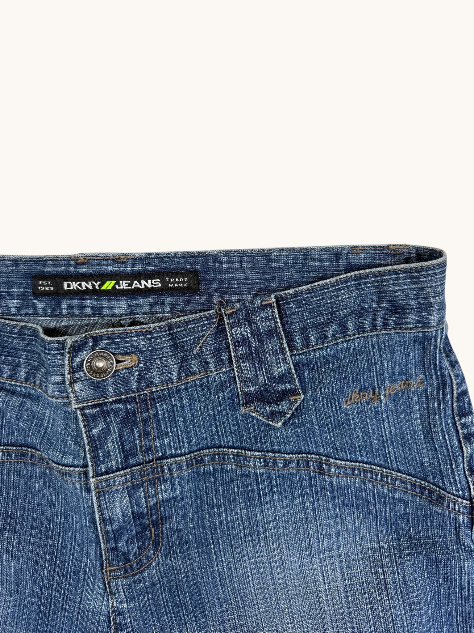 90s DKNY Jeans Wide Leg Pants - 8
