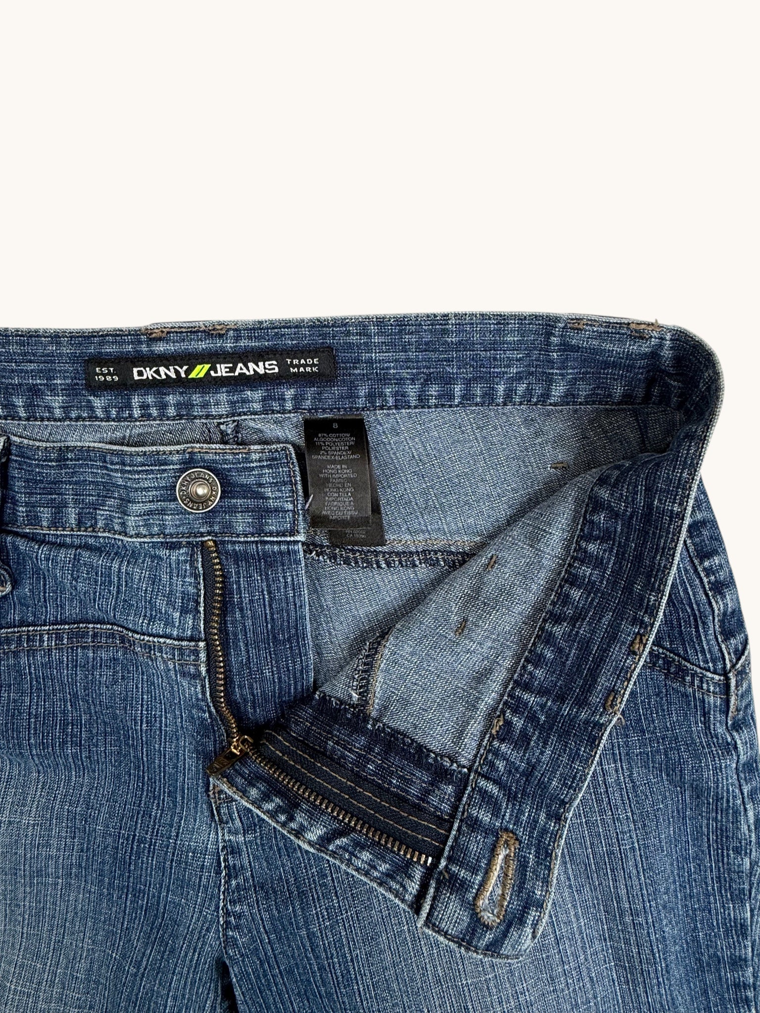 90s DKNY Jeans Wide Leg Pants - 8