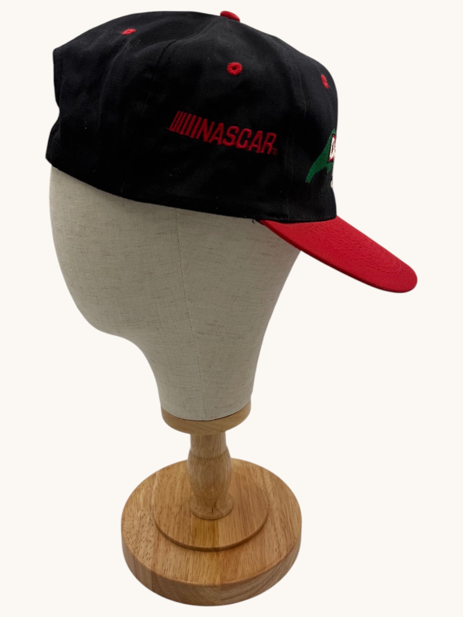 90s KC Daytona 500 Black Red Snapback