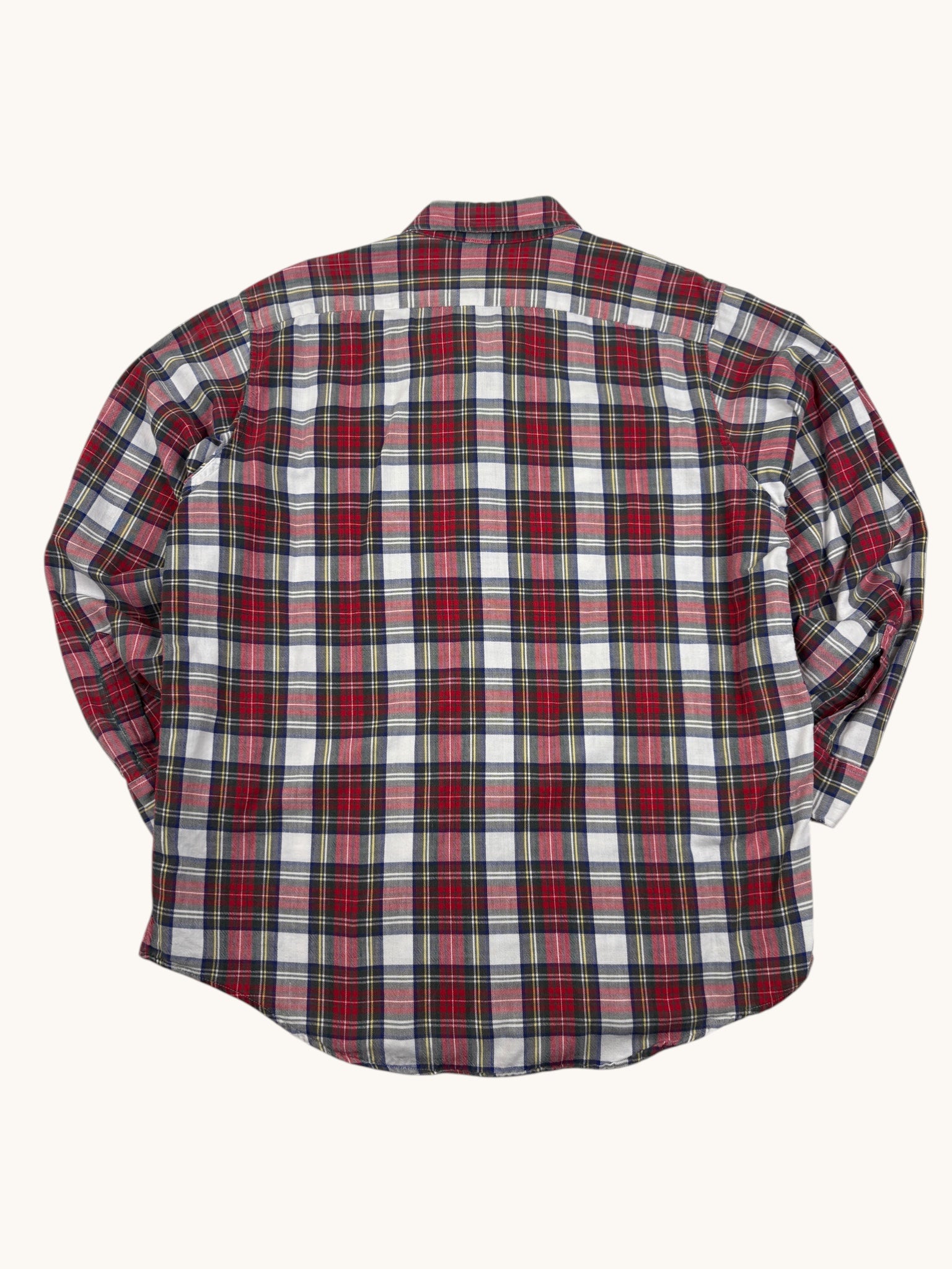 90s L.L. Bean Red Plaid Button Up Shirt